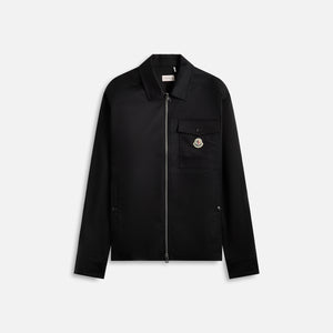 Moncler Gabardine Cotton Shirt - Black