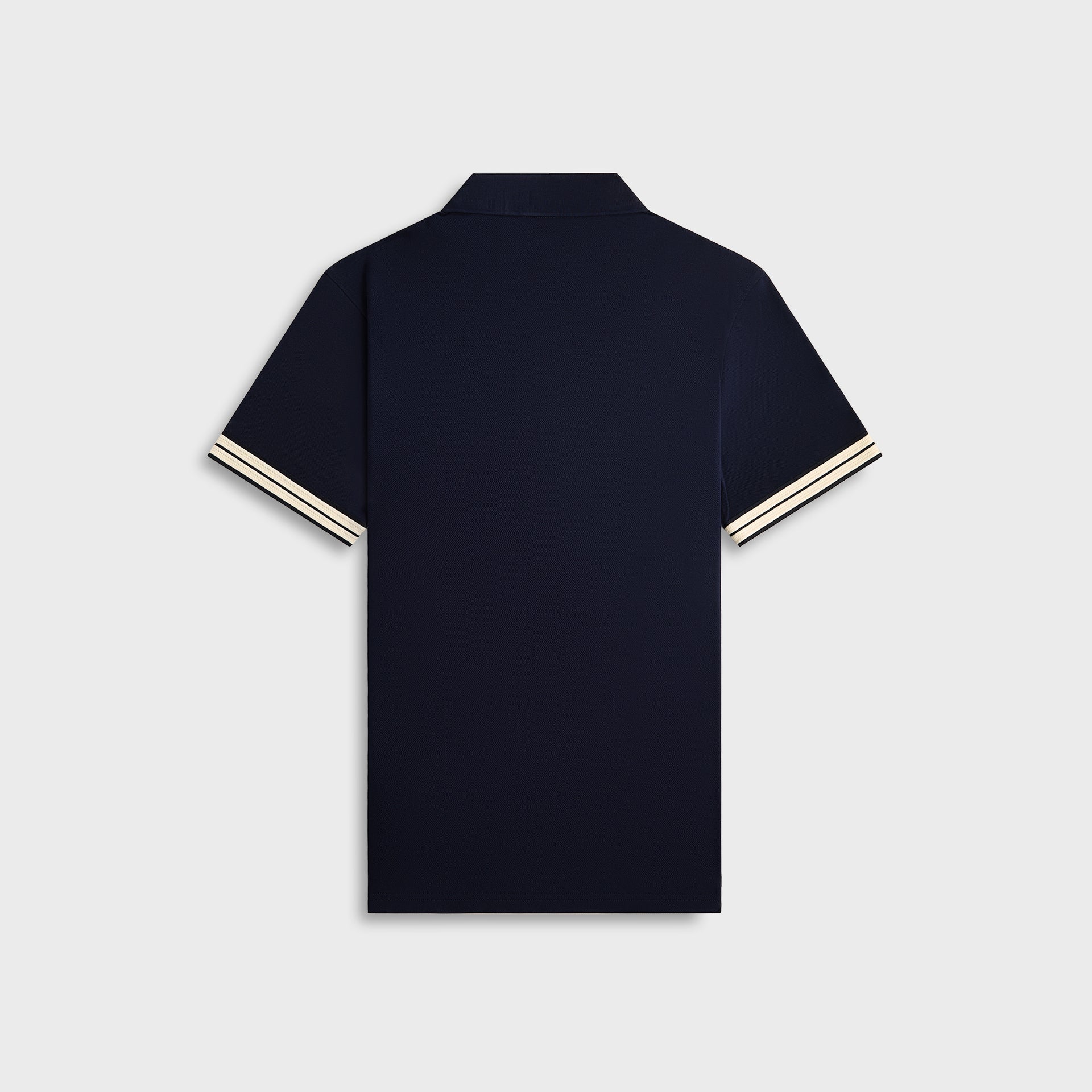 Moncler Short Sleeve Logo Cotton Pique Polo - Dark Blue