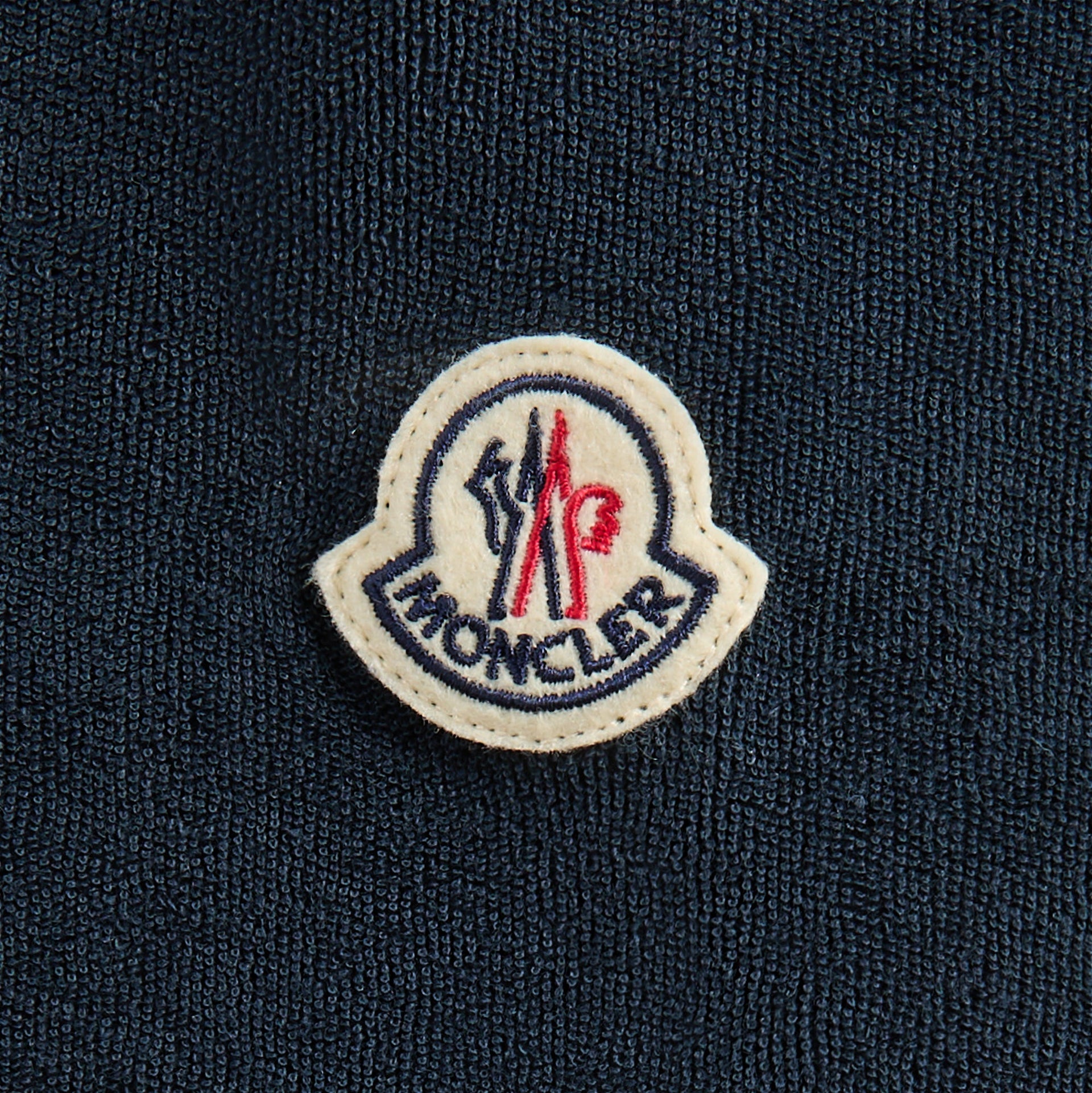 Moncler Short Sleeve Polo in Black