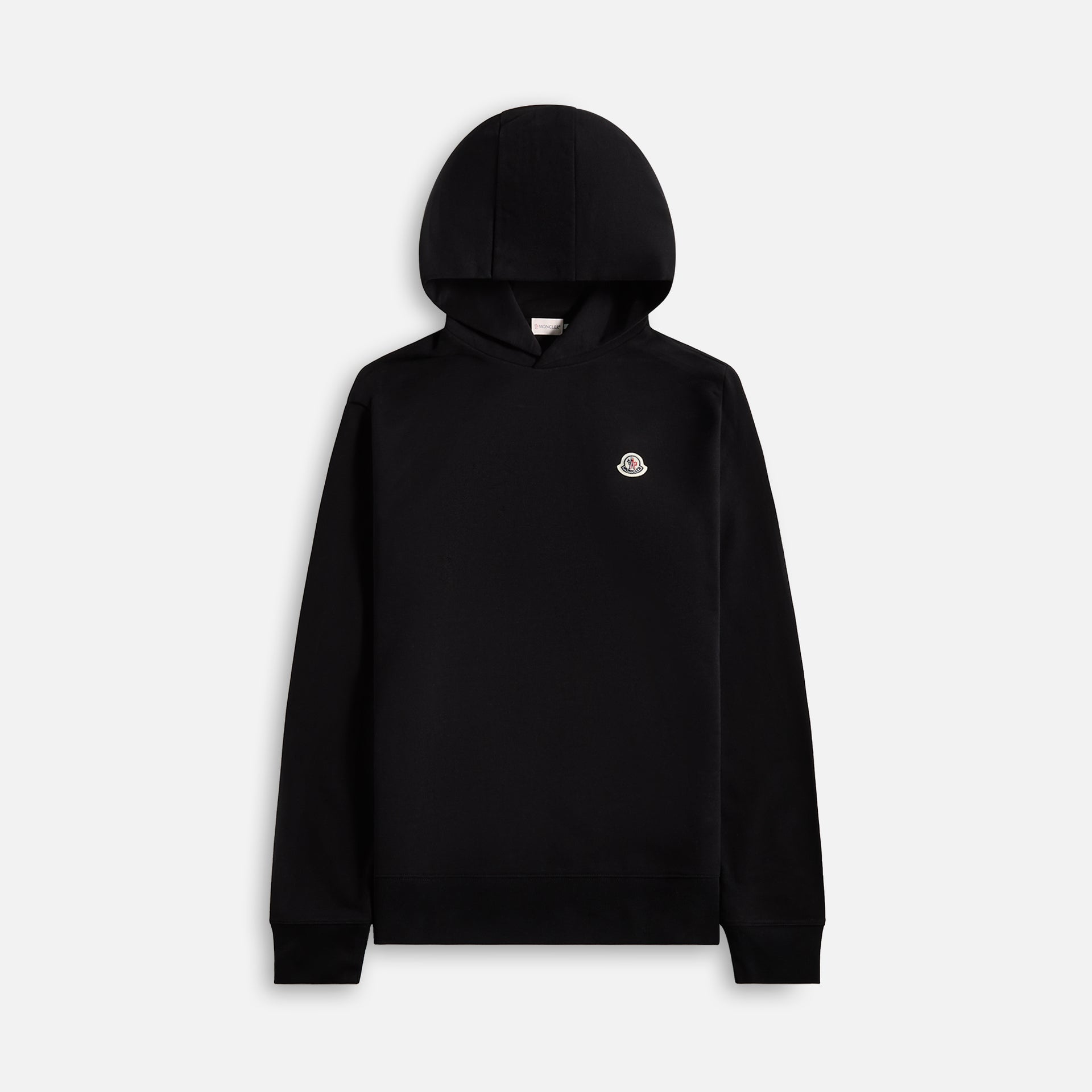 Moncler Fleece Hoodie Sweater - Black