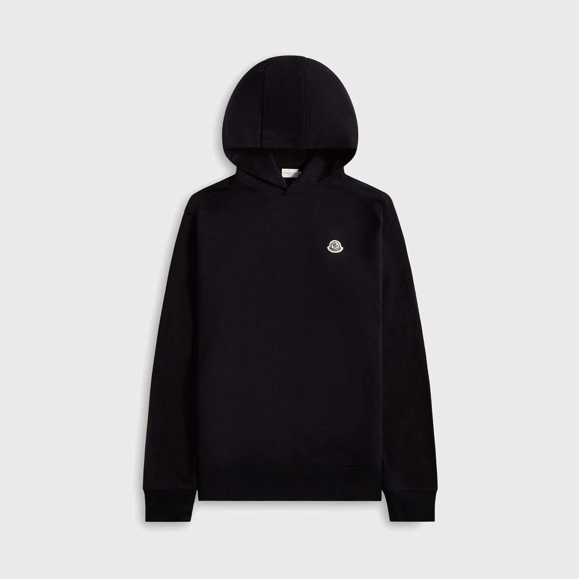 Moncler Fleece Hoodie Sweater - Black