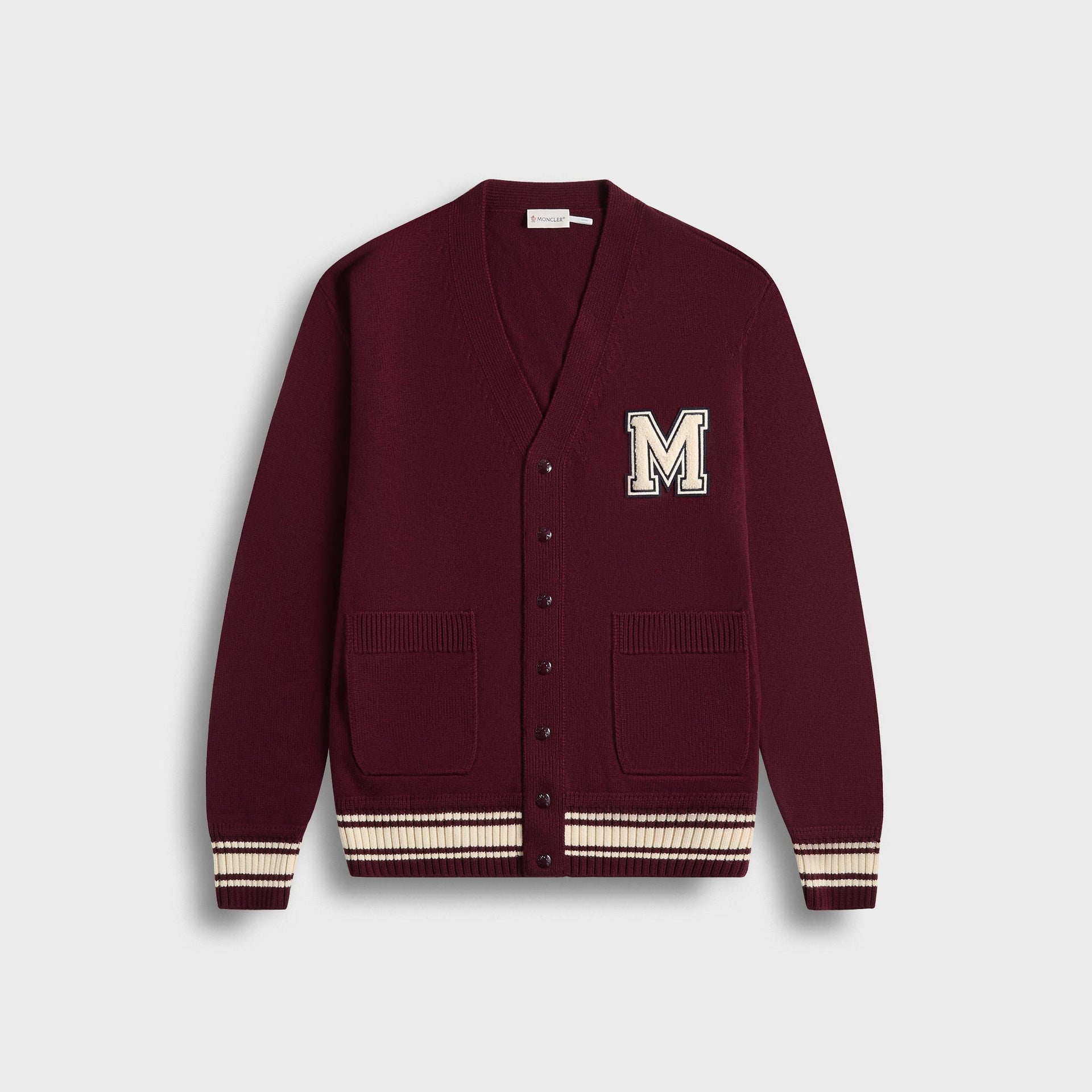 Moncler Varsity Cardigan - Red