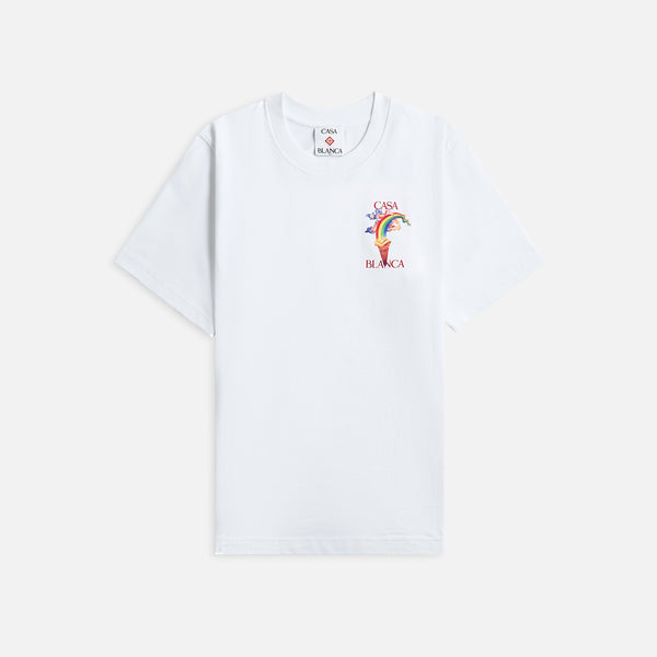 Casablanca Nature's Teacher Printed Tee - White – Kith