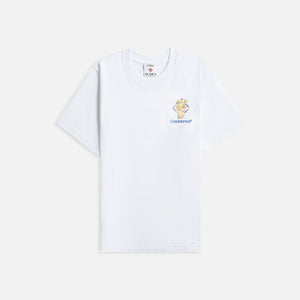 Casablanca Diamond Column Printed Tee - White