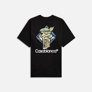 Casablanca Diamond Column Printed Tee - Black