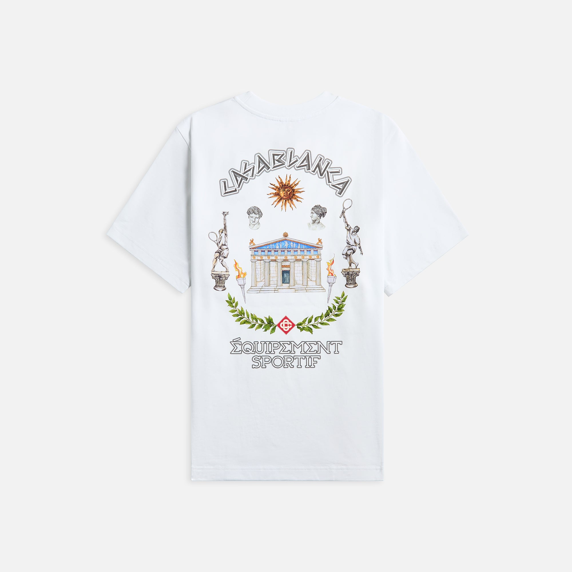 Casablanca Le Temple Du Sport Printed Tee - White – Kith Casablanca Le Temple Du Sport Printed Tee - White – Kith