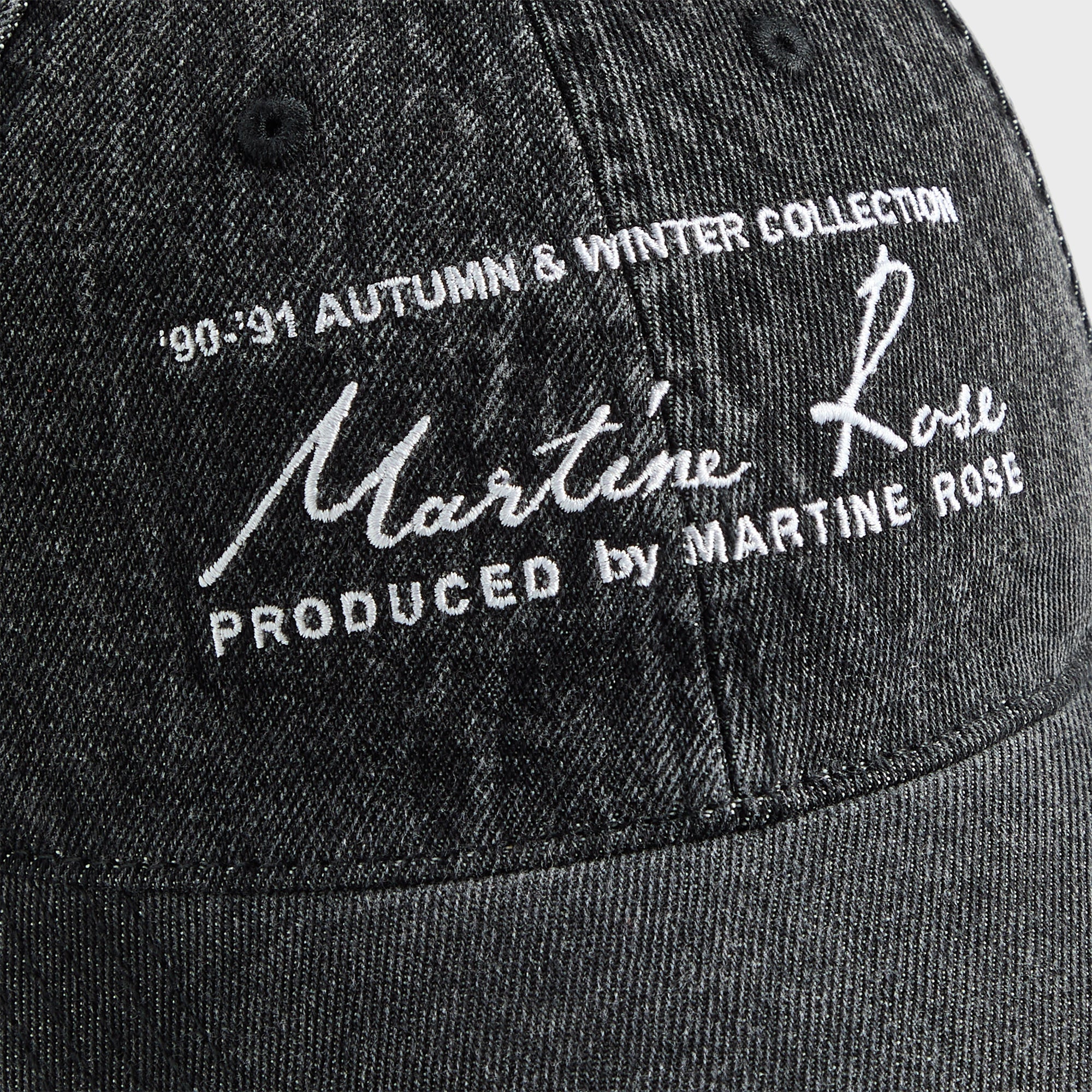 Martine Rose Signature Cap - Black Washed – Kith
