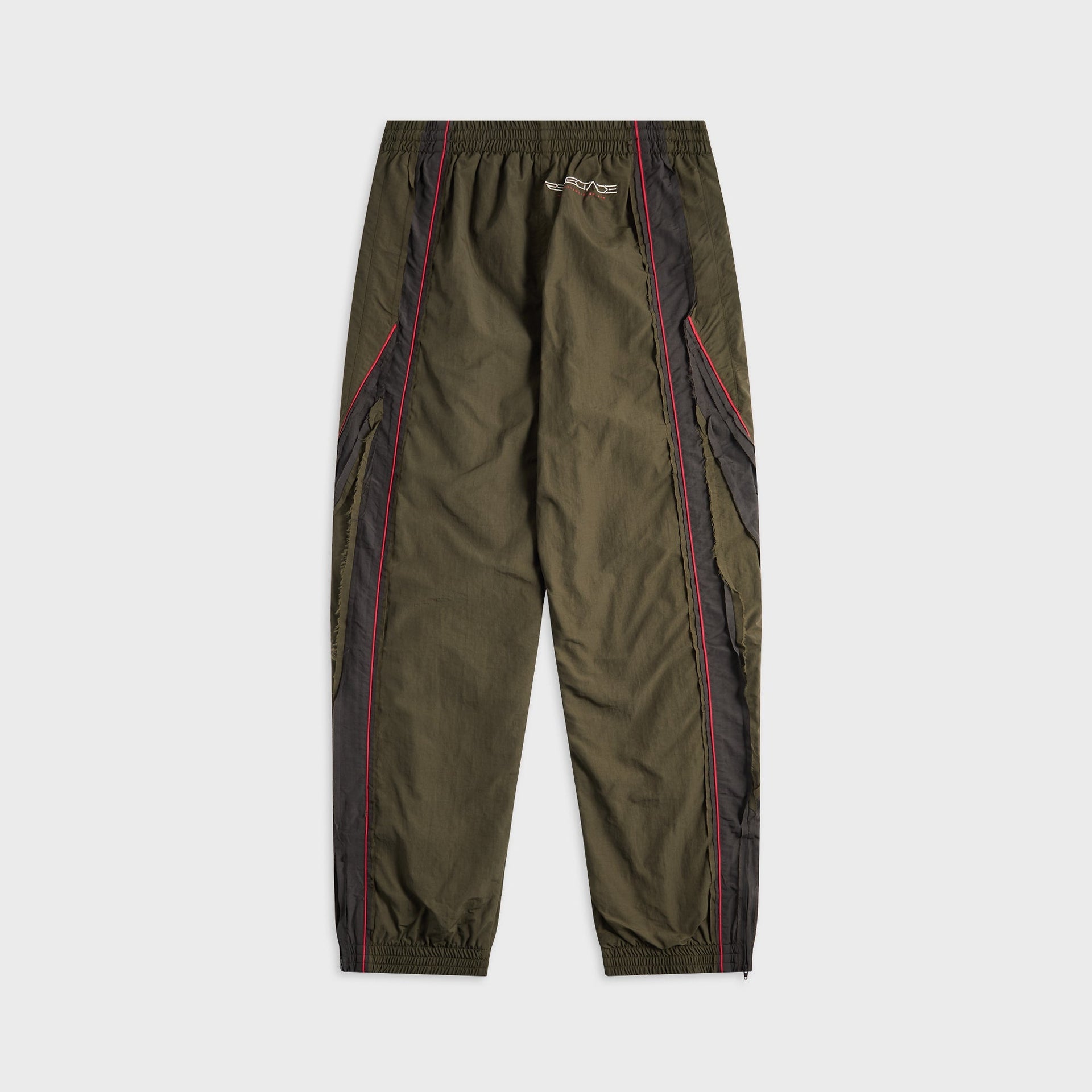 Martine Rose Layered Track Pant - Green / Dark Green