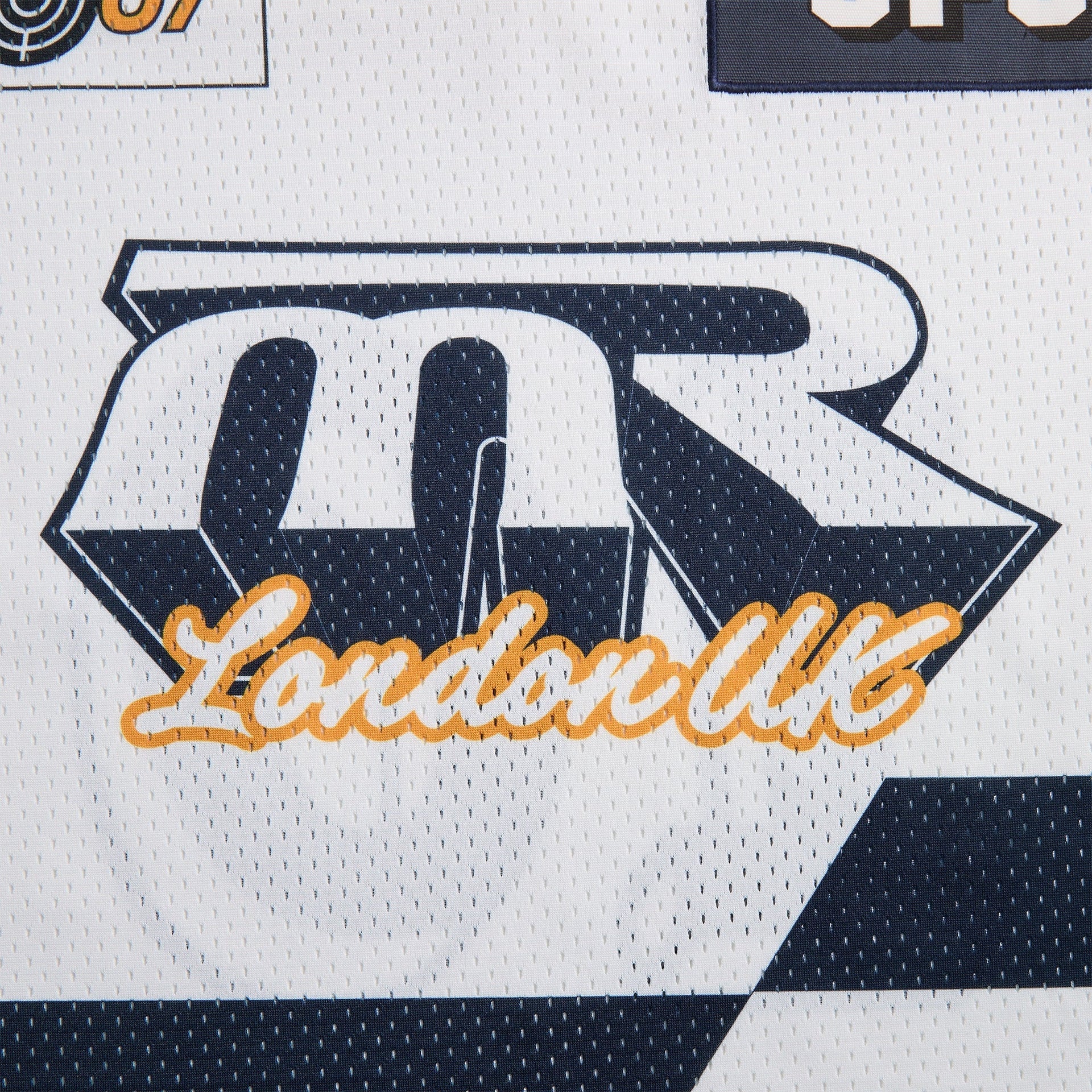 Martine Rose Oversized Hockey Top - White / Navy