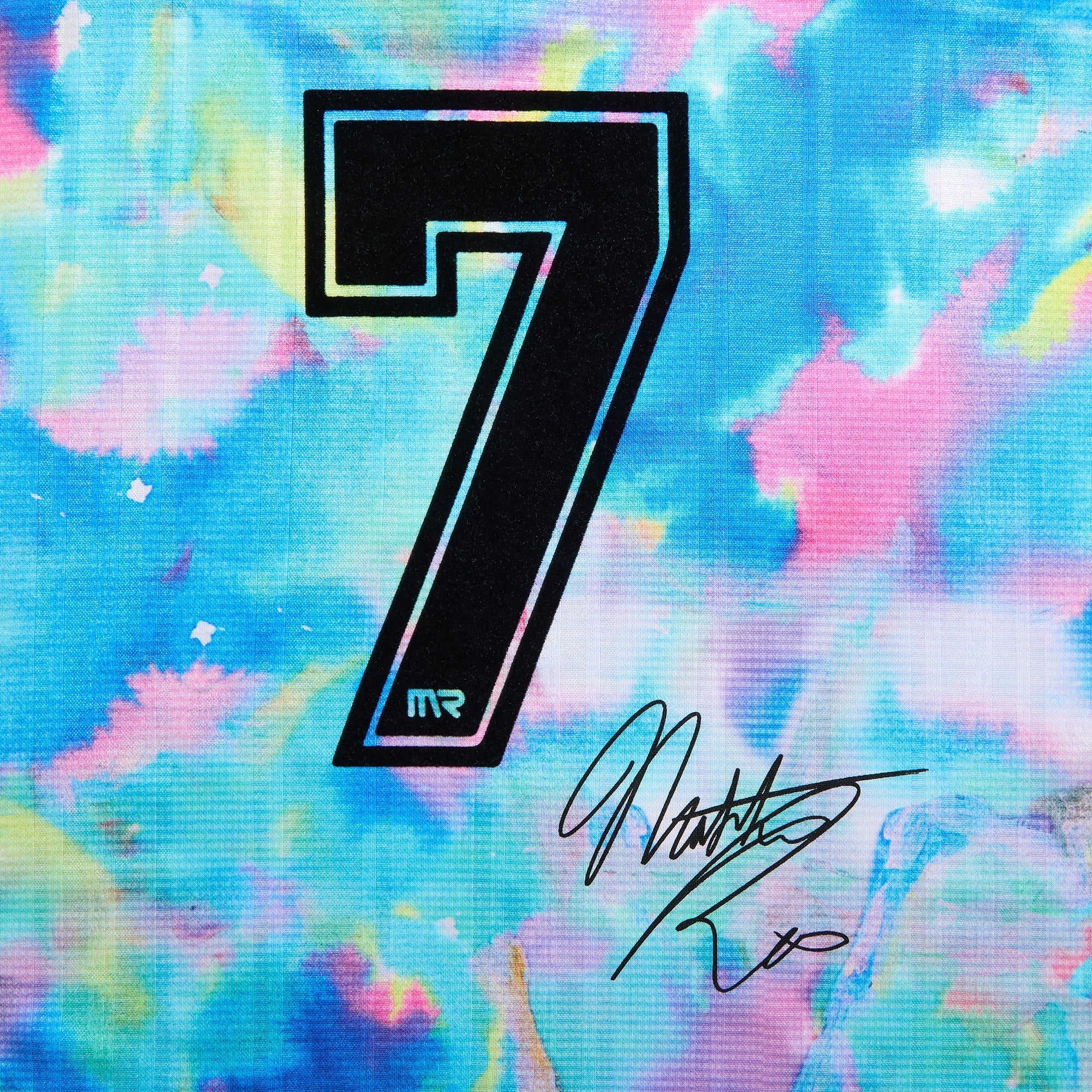 Martine Rose Printed Football Top - Blue Watercolor – Kith