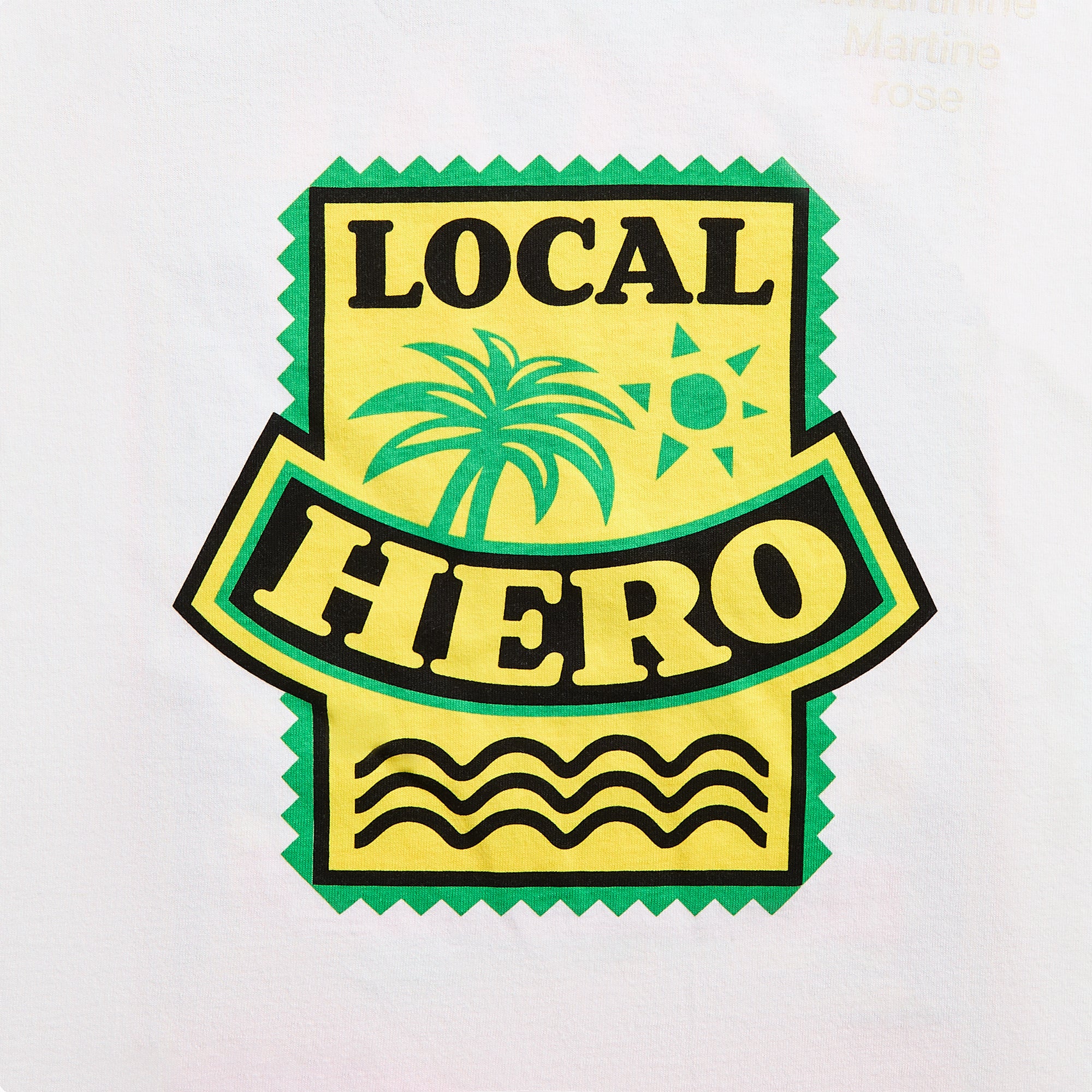Martine Rose Oversized Tee - White Local Hero – Kith