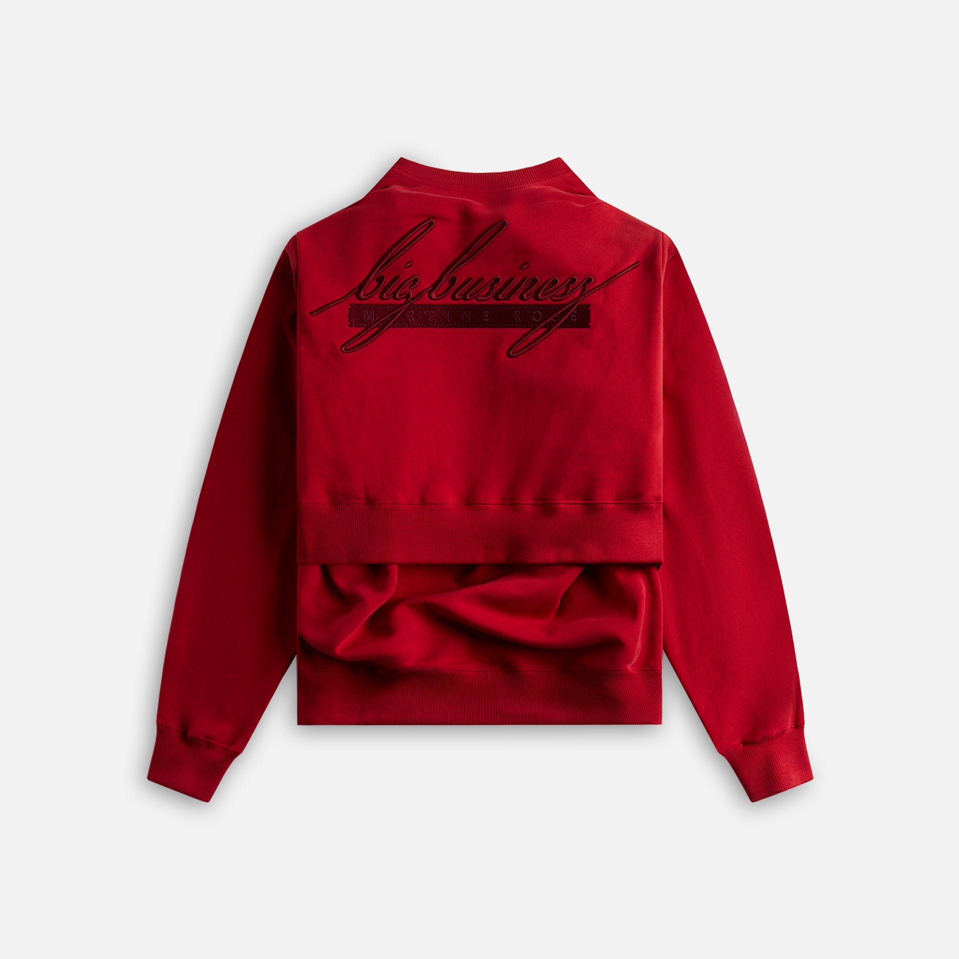 Martine Rose Celebration Crew - Red Burgundy