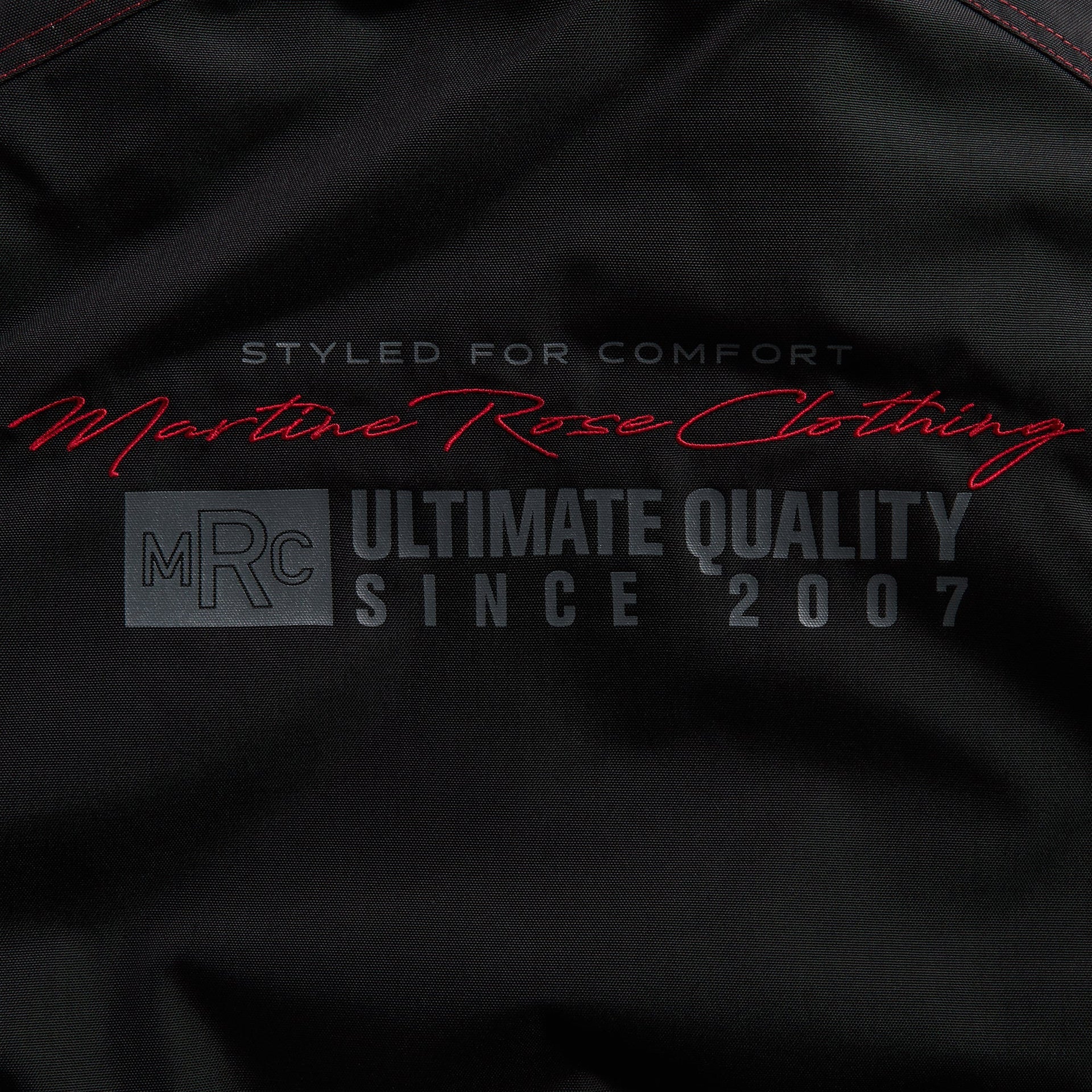 Martine Rose Bumbag Jacket - Black / Red