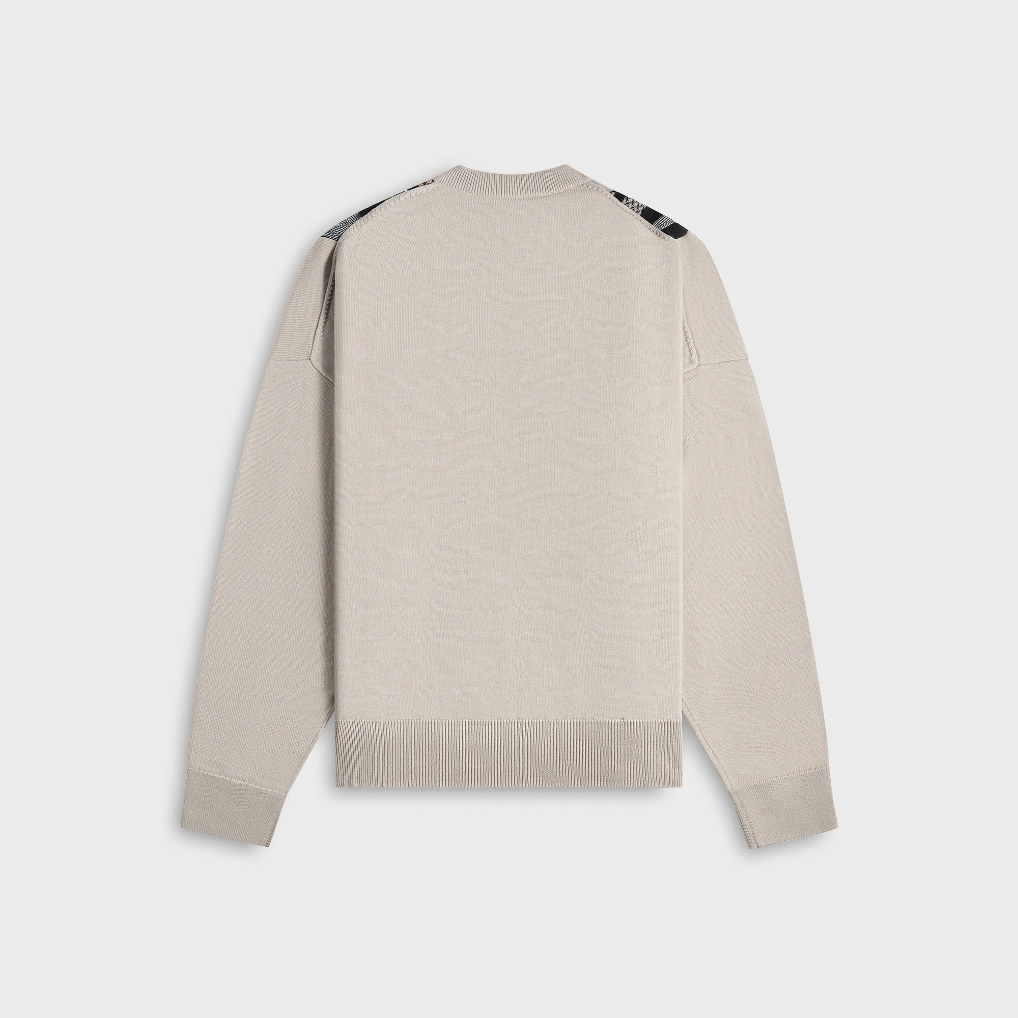 Martine Rose Multi Stripe Zip Up Crew - Beige / Black – Kith