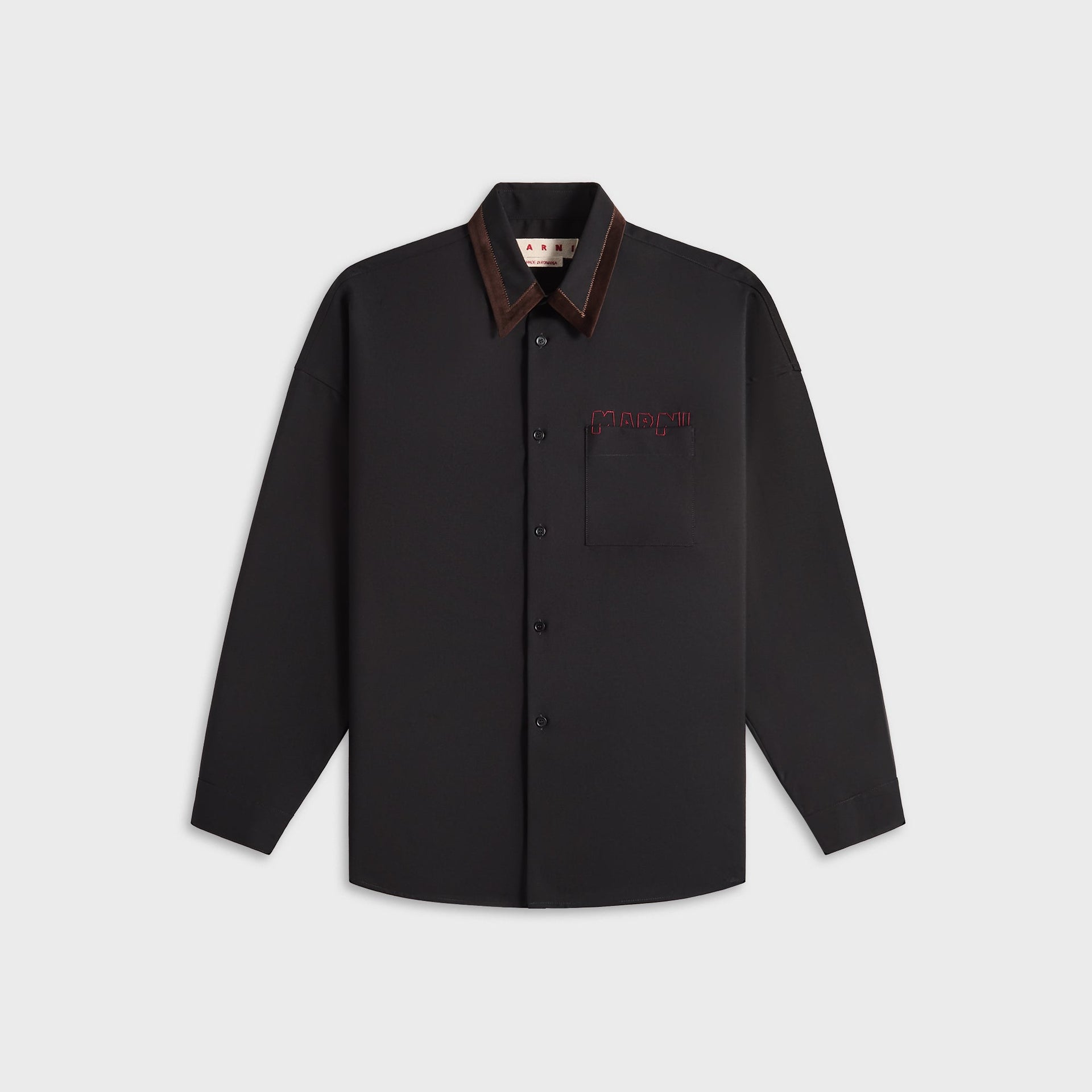 Marni Wool Shirt - Black