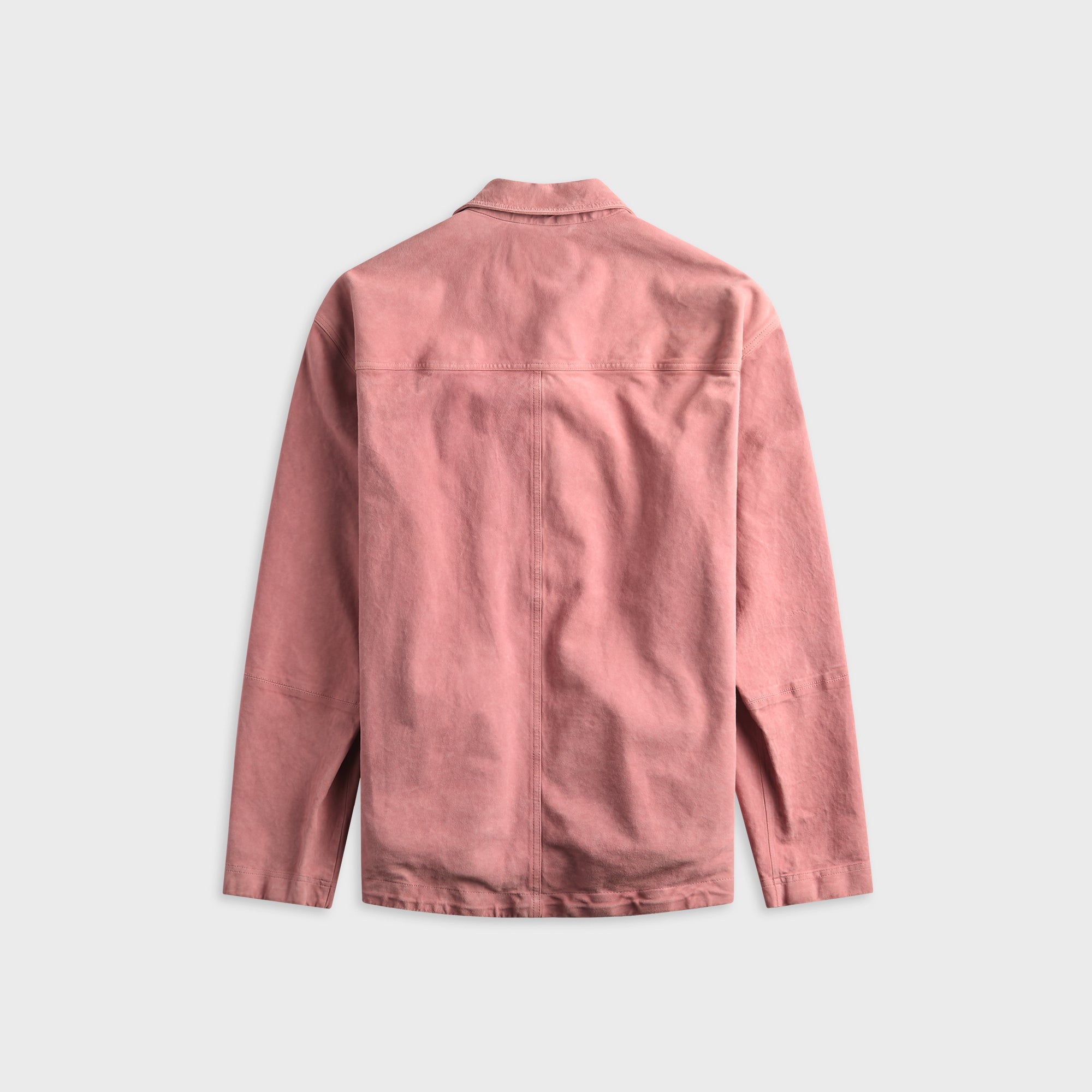 Marni Soft Suede Overshirt - Chalk Mauve – Kith