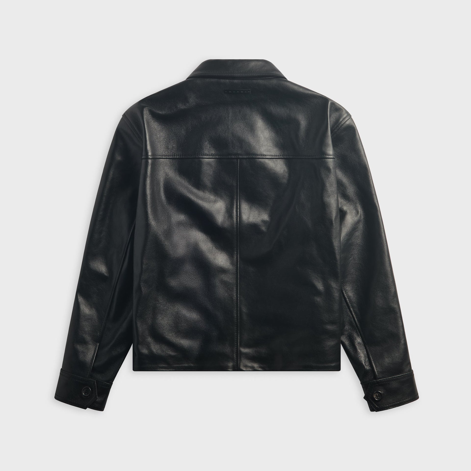 Marni Crust Front Leather Jacket - Black
