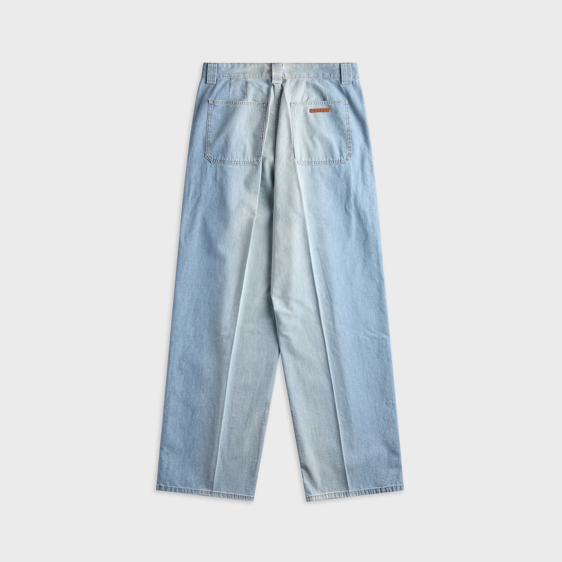 Marni Wide Leg Chambray Jean - Cloud