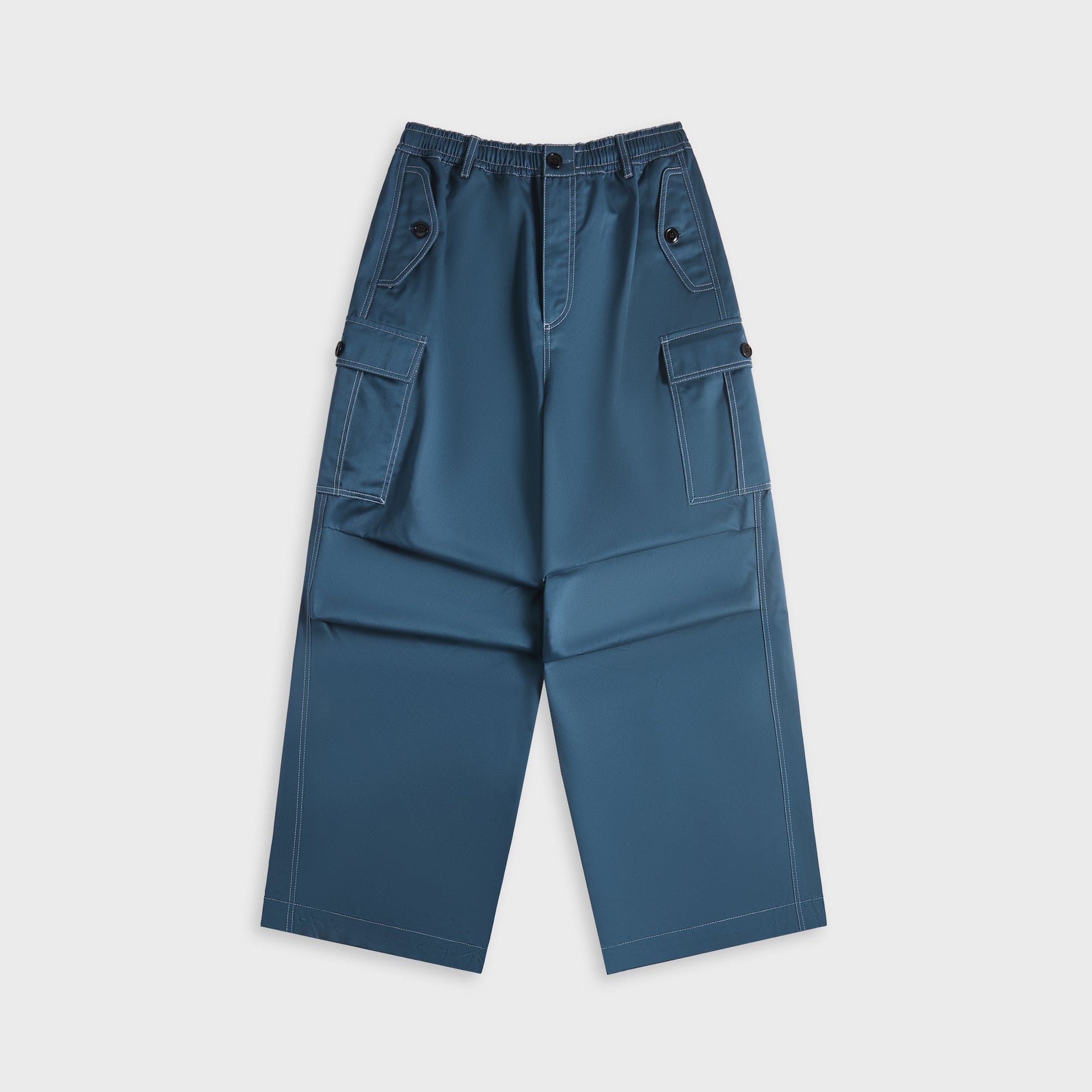 Marni Gabardine Workwear Pants - Turquoise