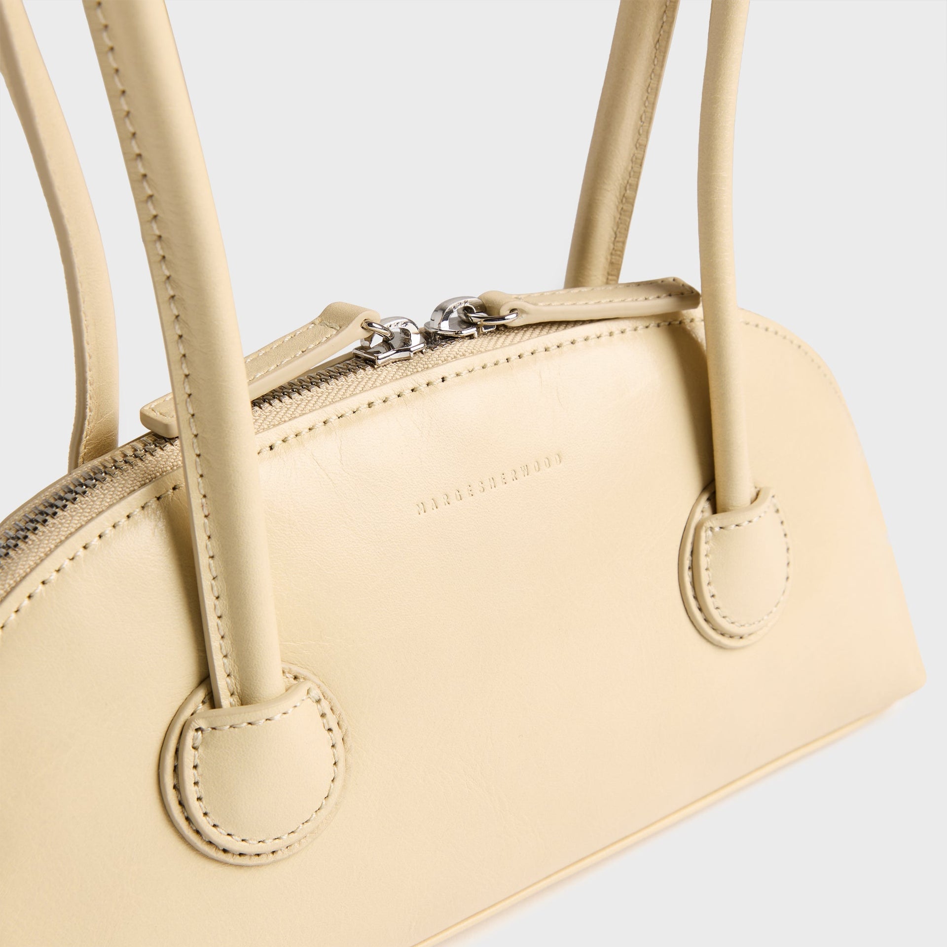 MARGESHERWOOD Bessette Shoulder Bag - Custard Semi Vegetable