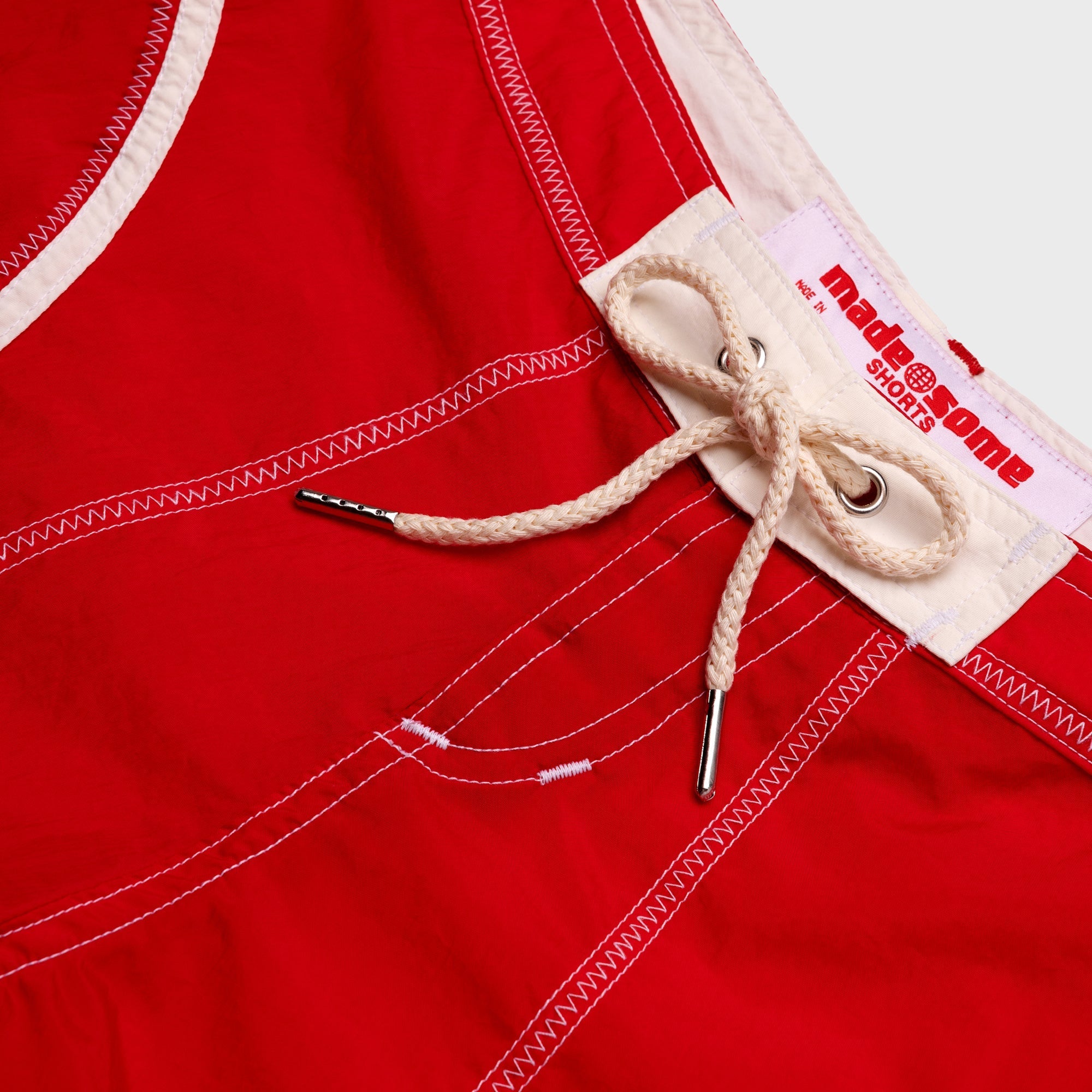 MadeSome Short Shorts - Red / White – Kith