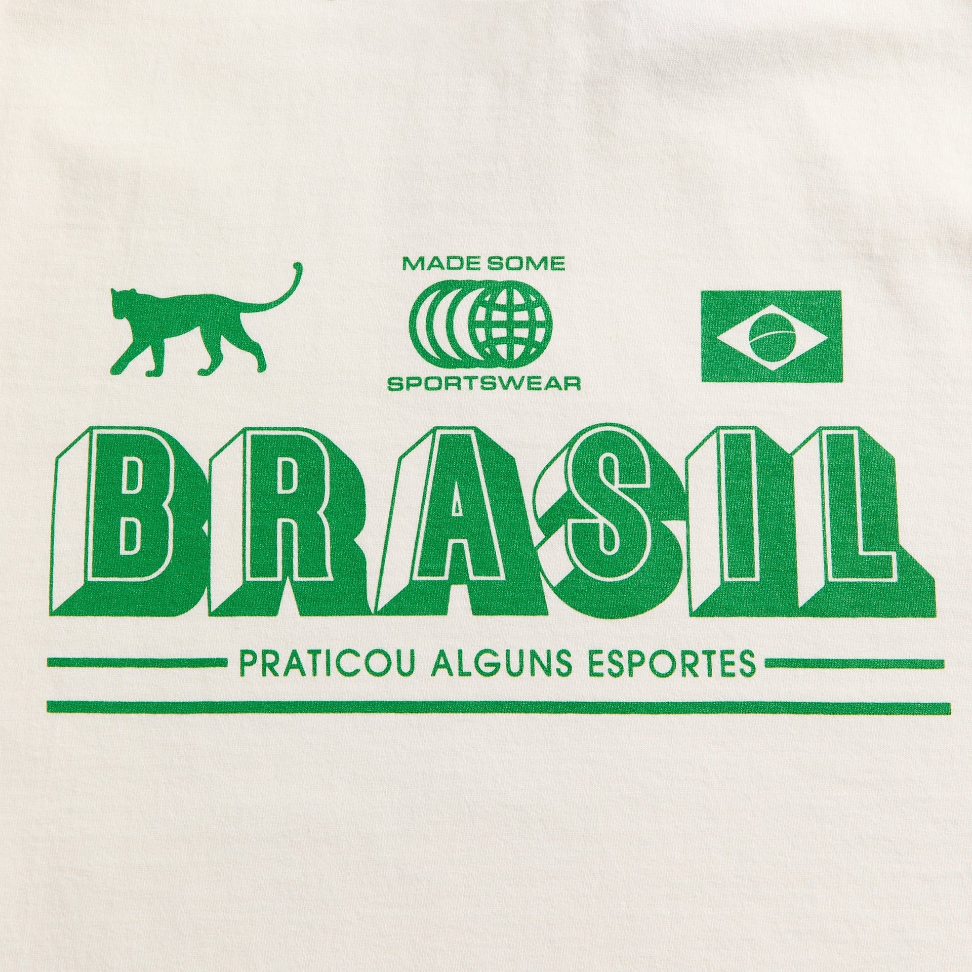MadeSome Brasil Sportwear Tee - Off White