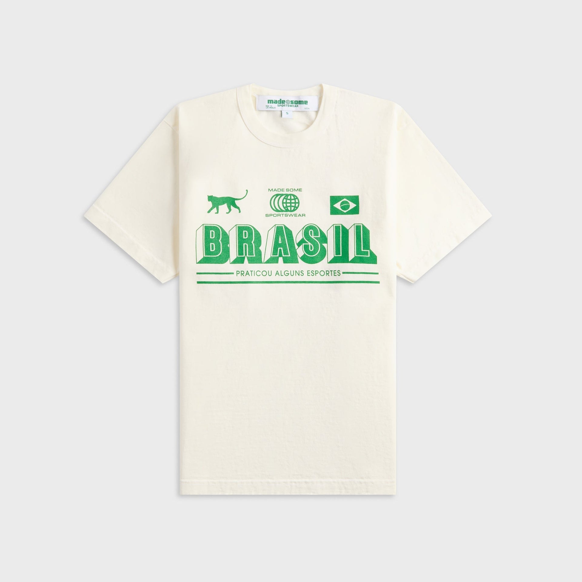 MadeSome Brasil Sportwear Tee - Off White