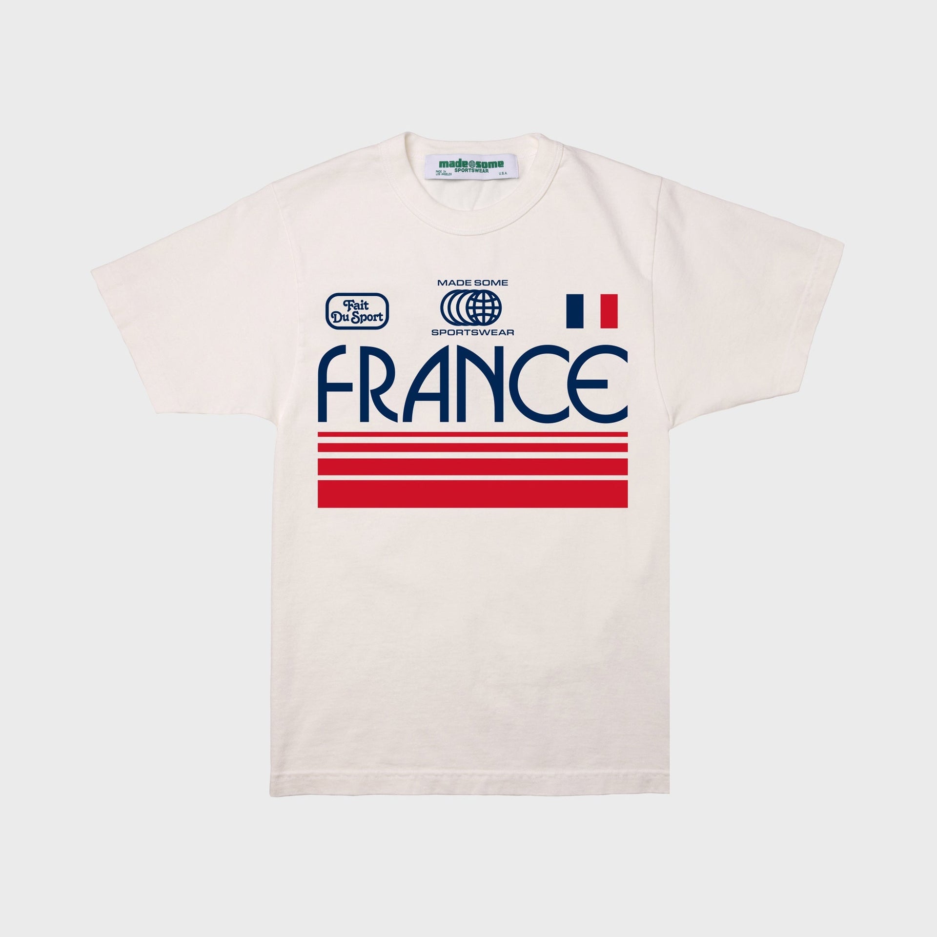 MadeSome France Sportwear Tee - Off White