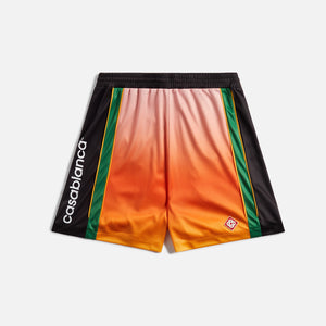 Casablanca Birdseye Mesh Football Leggings Shorts - Gradient Multicolour