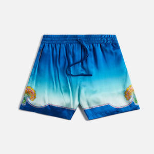 Casablanca Silk Bermudas Shorts With Drawstrings - Coguillage Colore