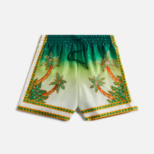 Casablanca Silk Shorts With Drawstrings - Joyaux D'Afriq