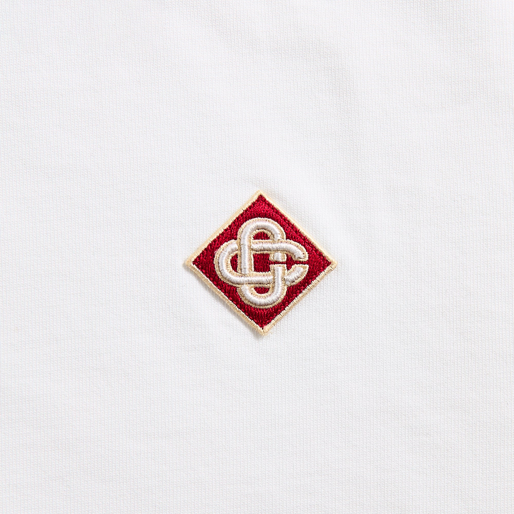 Casablanca Diamond Logo Patch Tee - White – Kith