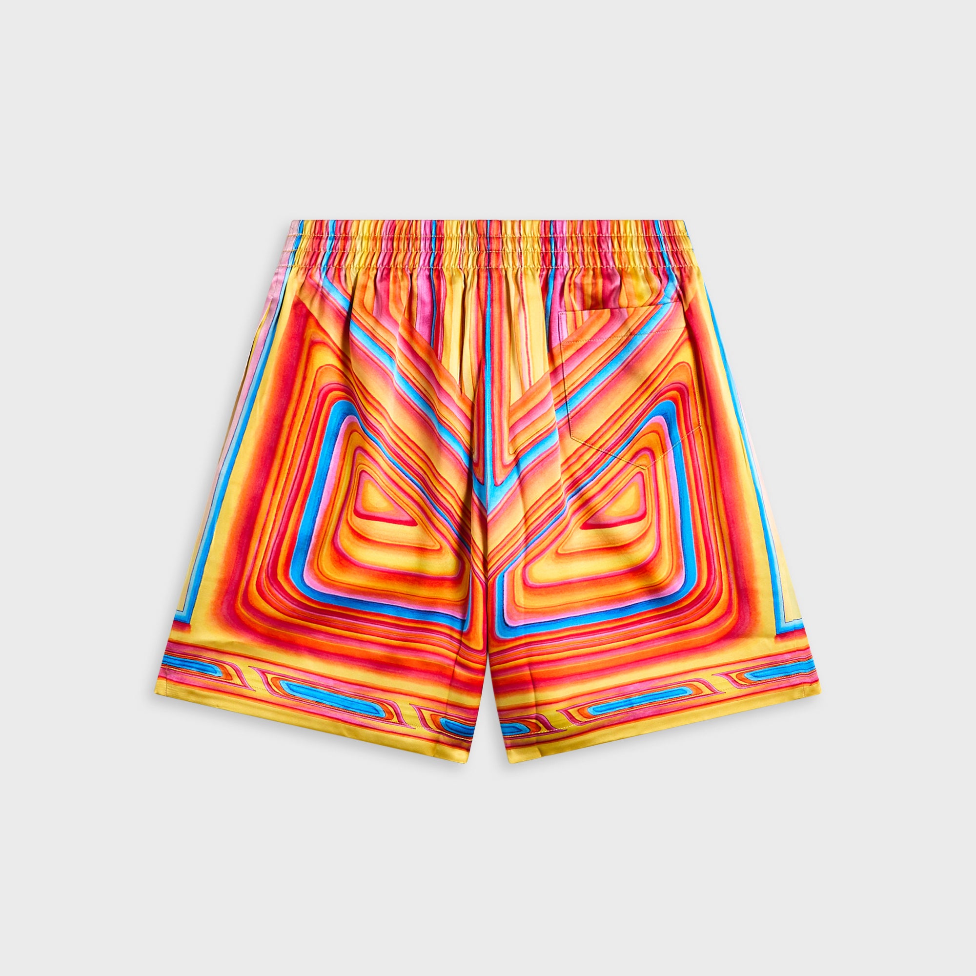 Casablanca Drawstring Shorts - Orange / Multicolour – Kith