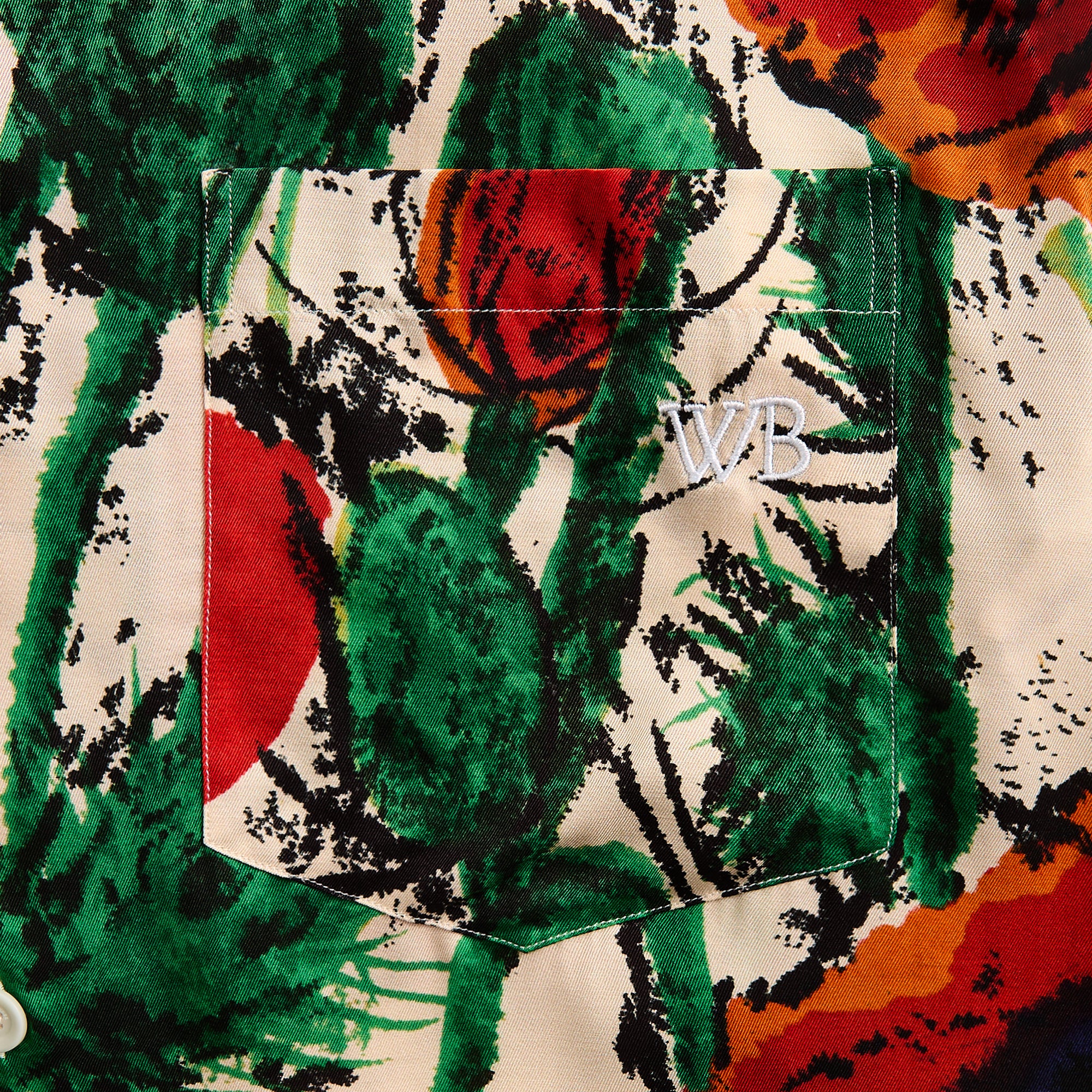 Wales Bonner Highlife Bowling Shirt - Poppy Red – Kith