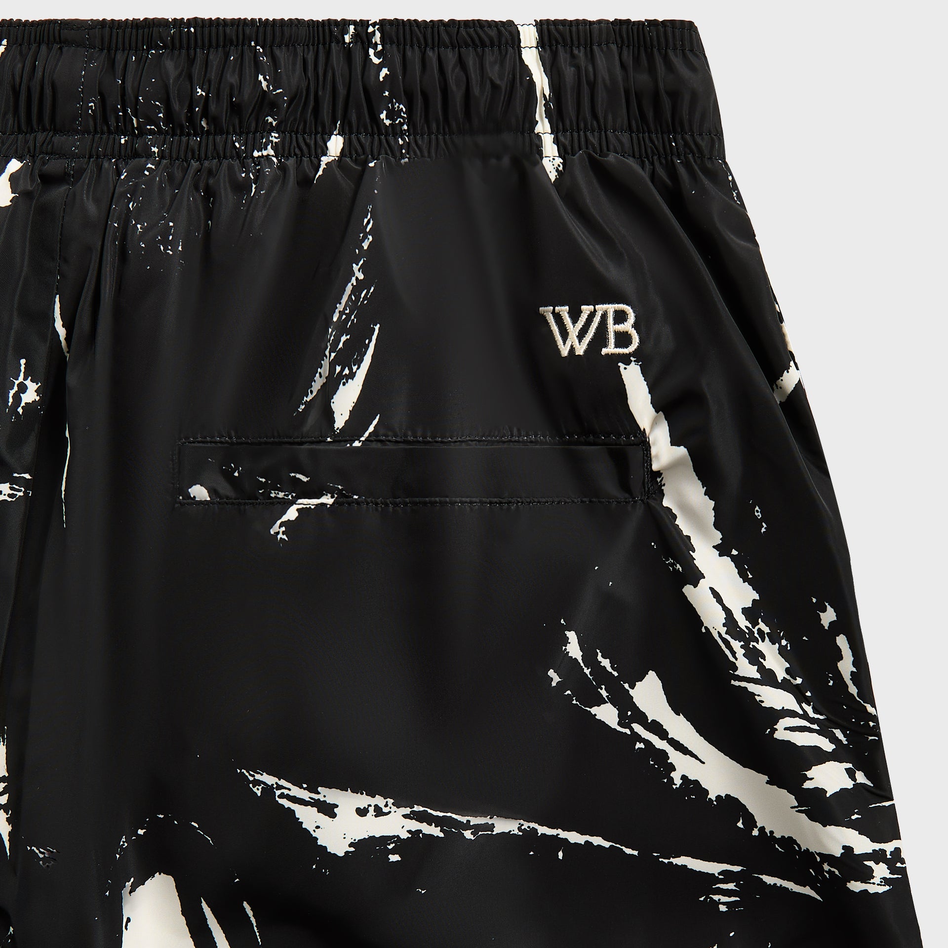 Wales Bonner Althea Shorts - Black / White