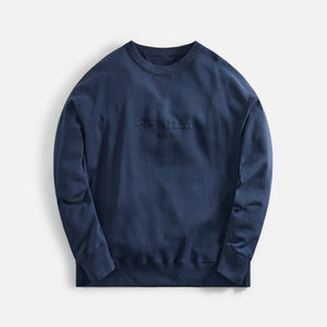 Margiela Organic Cotton Fleece Sweatshirt - Blue