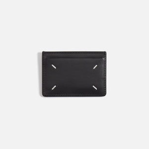 Margiela Card Holder Slim 3 CC Grainy Leather - Black