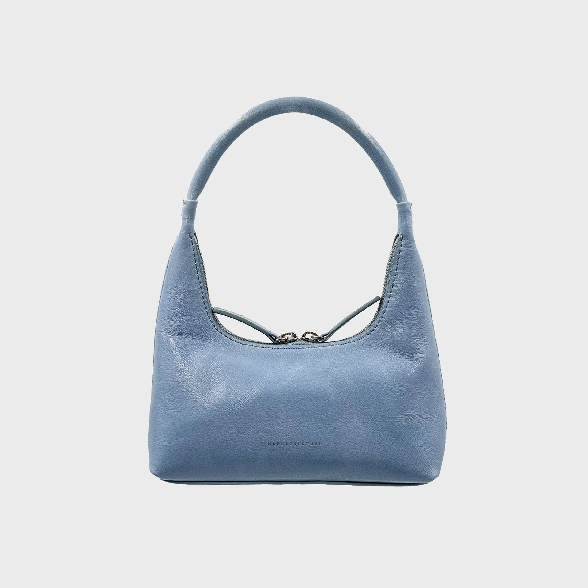 MARGESHERWOOD Hobo Mini Shoulder Bag - Pastel Blue