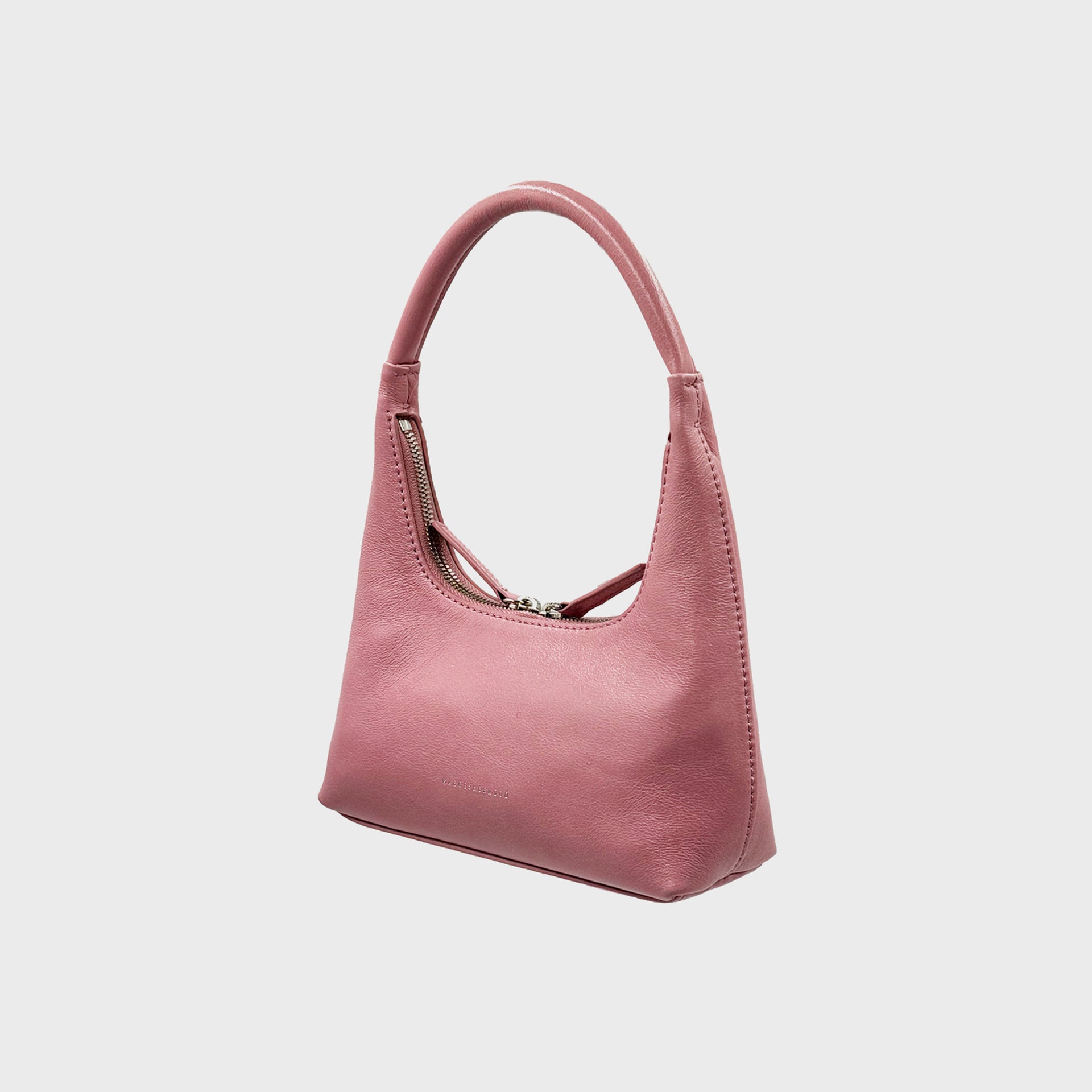 MARGESHERWOOD Hobo Mini Shoulder Bag - Pink Pull Up