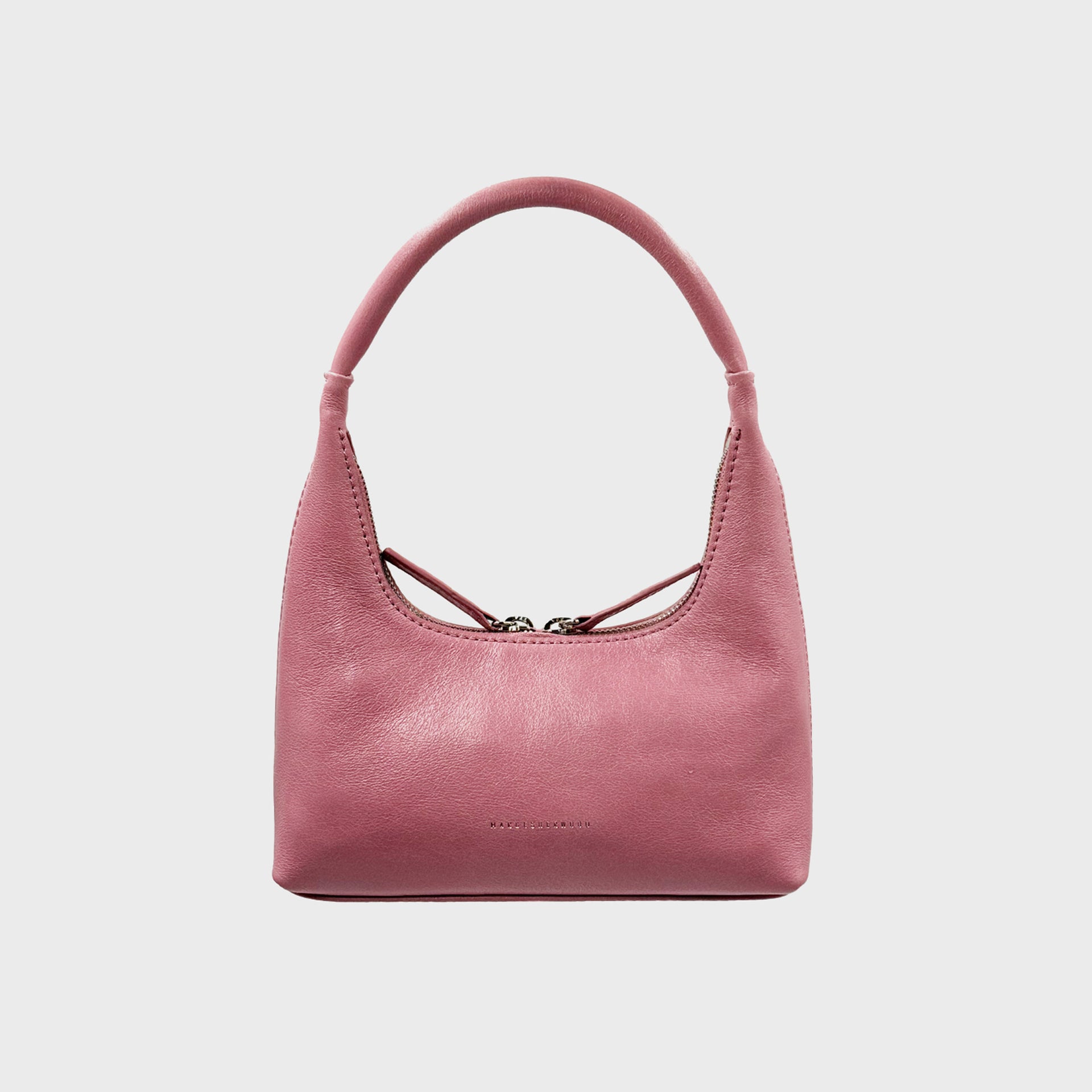 MARGESHERWOOD Hobo Mini Shoulder Bag - Pink Pull Up