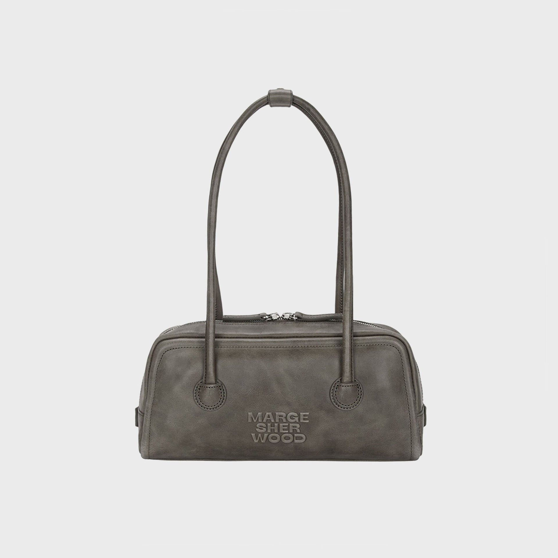 Margesherwood Soft Baguette Bag - Etoffe Pull Up