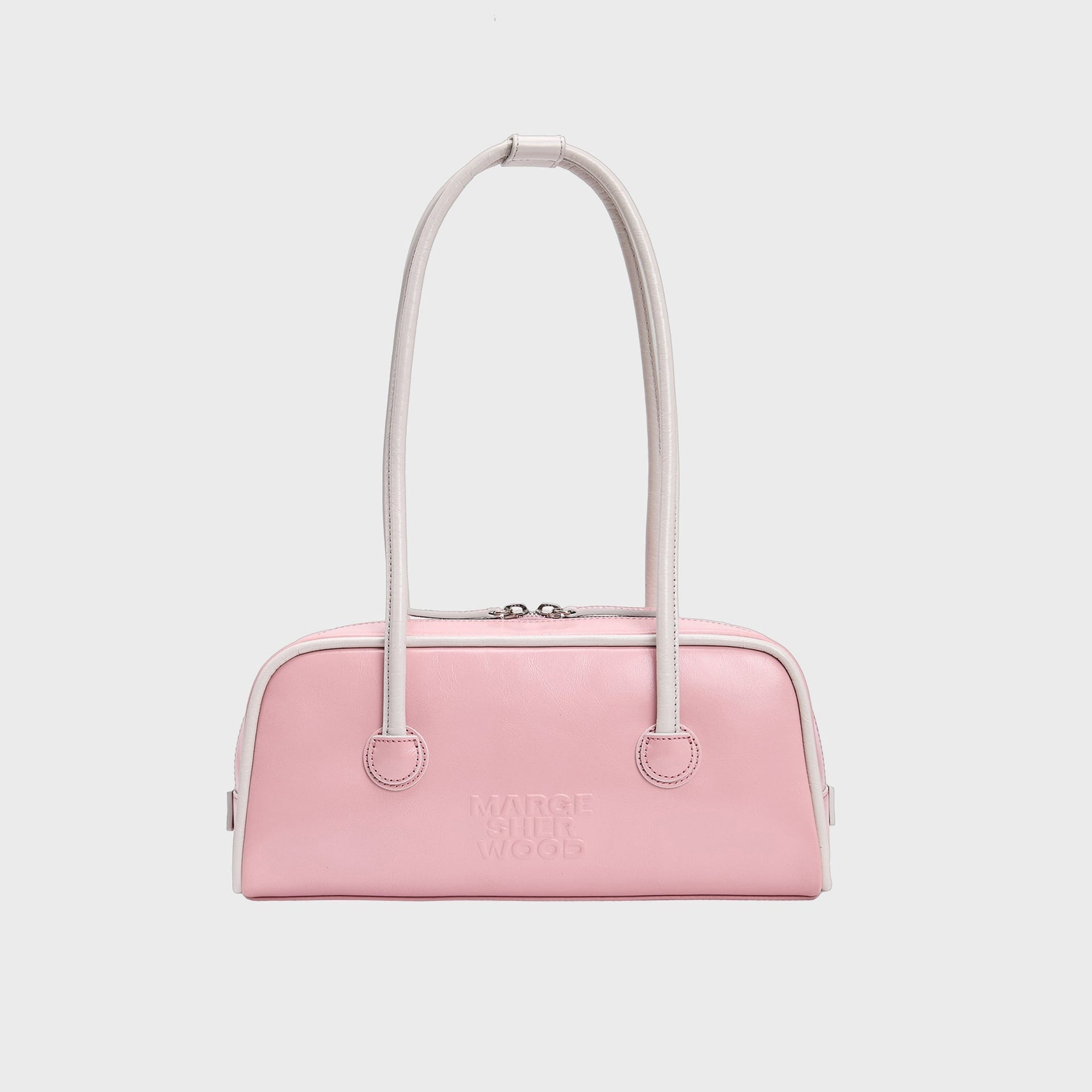 MARGESHERWOOD Soft Baguette - Baby Pink / Light Grey Crinkle