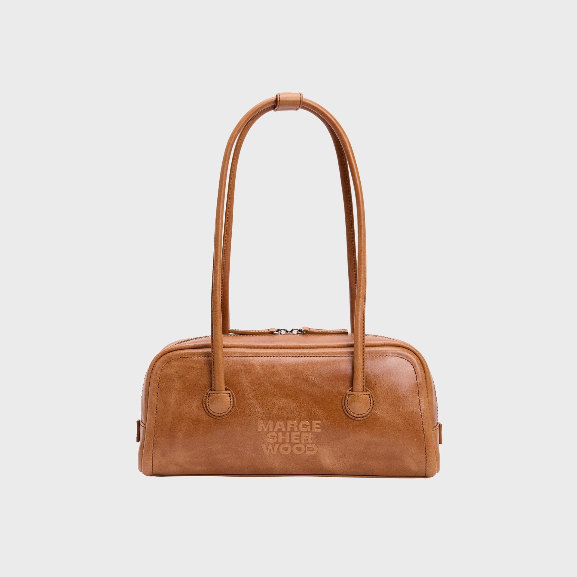 MARGESHERWOOD Soft Baguette - Saddle Brown Pull-Up