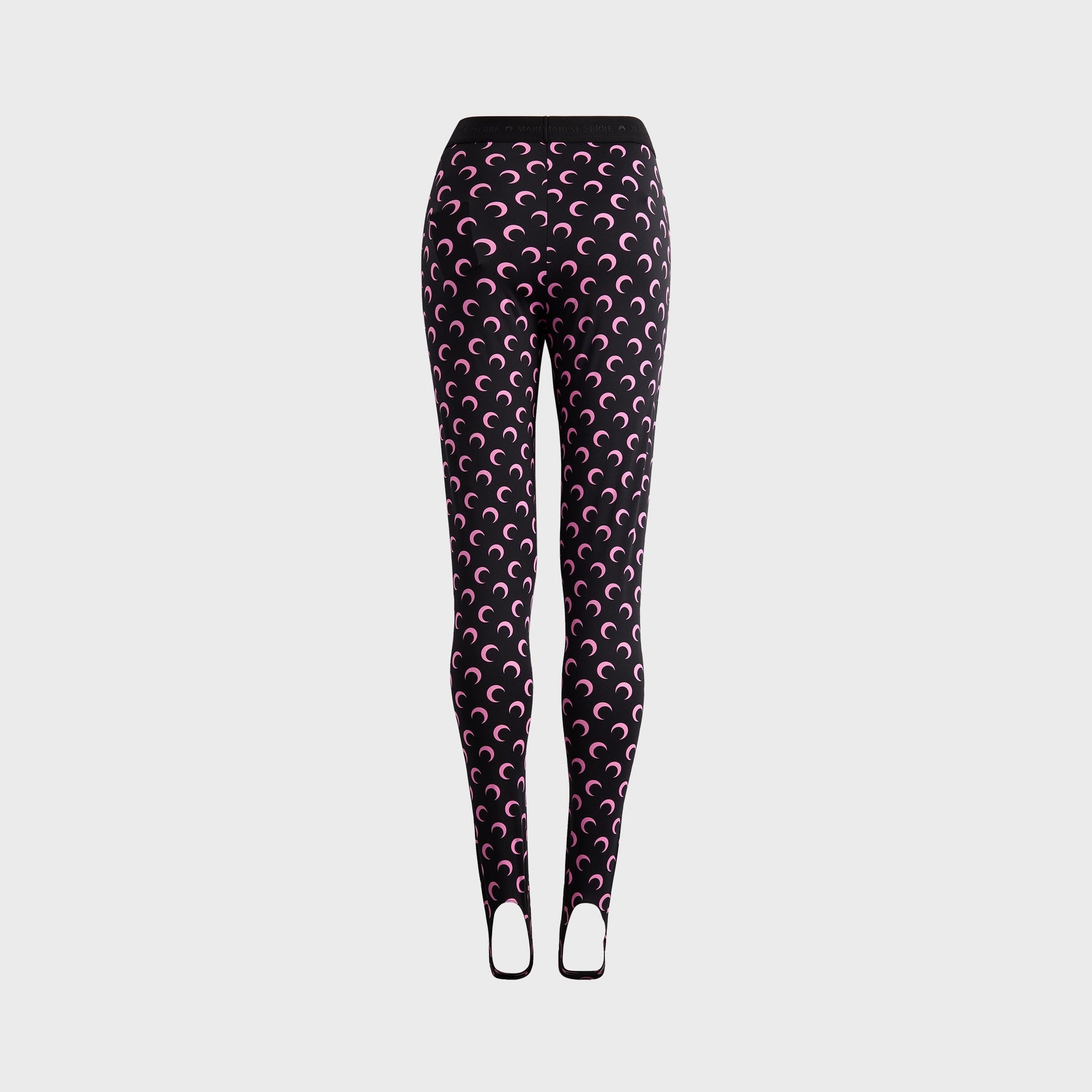Marine Serre Moon Printed Jersey Legging - Black / Pink