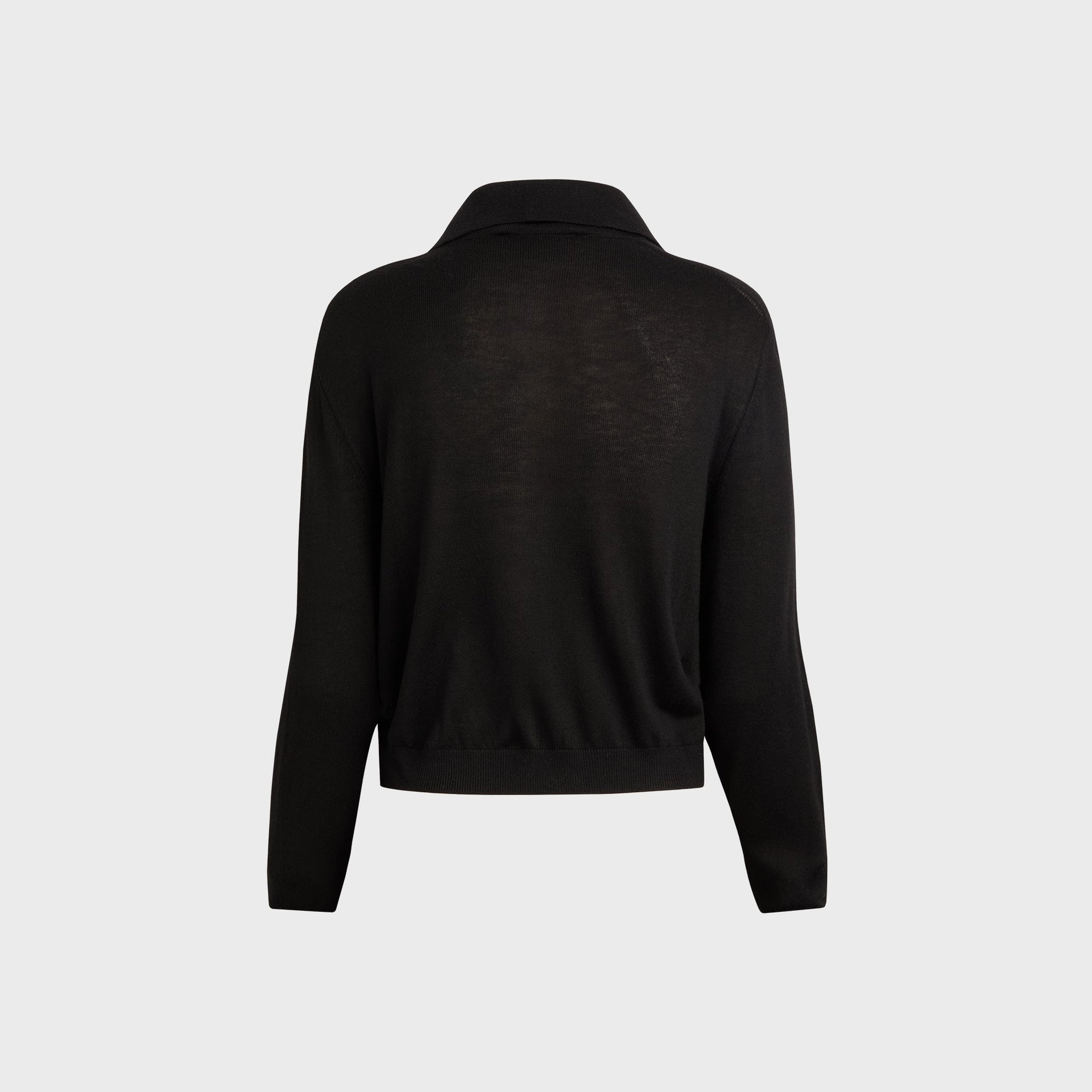 Marine Serre Hybrid Knit Wrapped Cardigan - Black