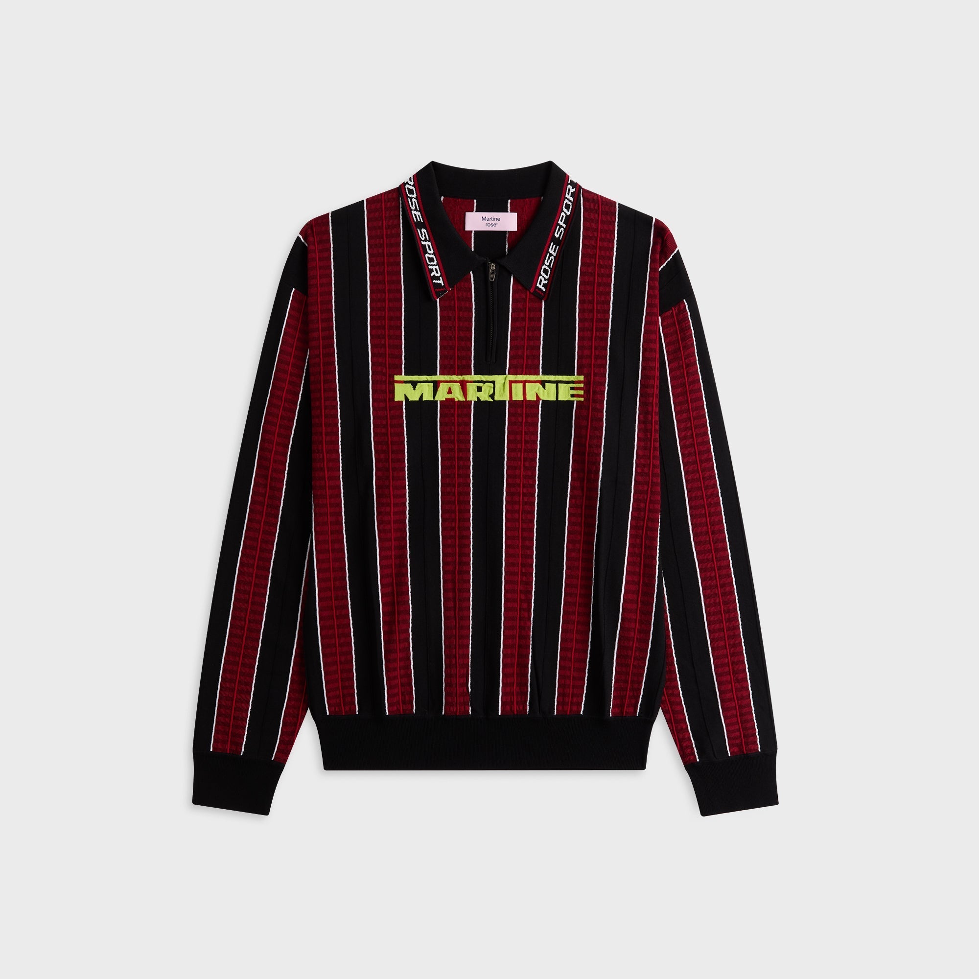 Martine Rose Logo Polo - Red / Black – Kith