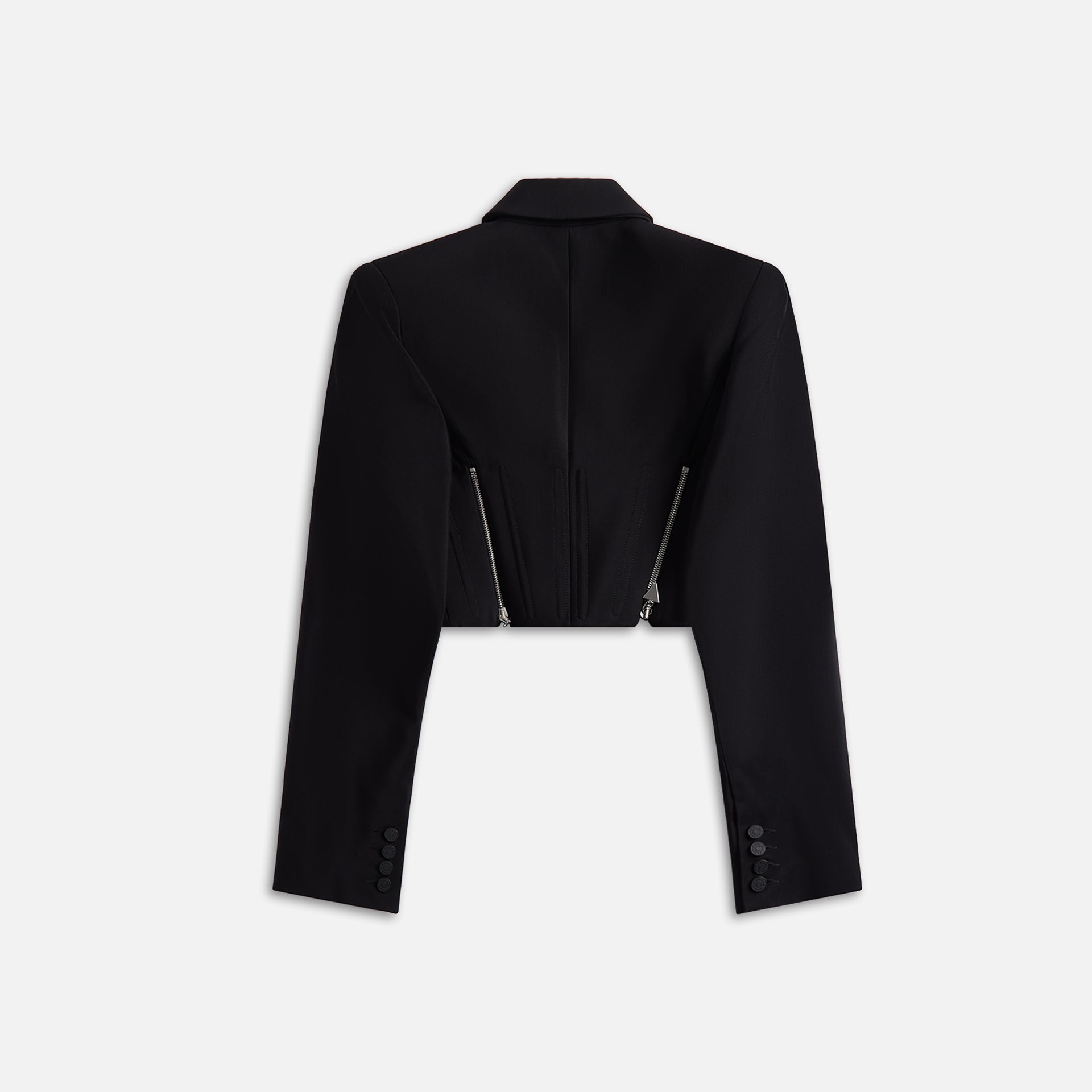 Mugler Crop Jacket - Black