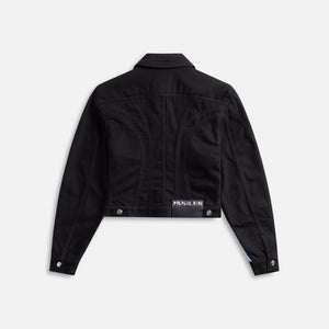 Mugler Paneled Jacket - Black / Blue