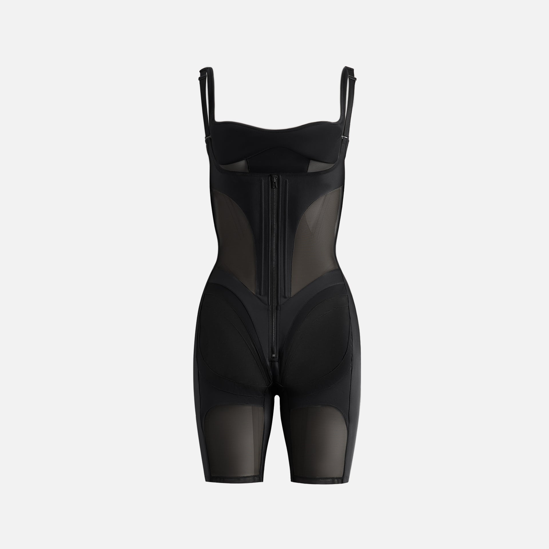 Mugler Corset Bodysuit - Black