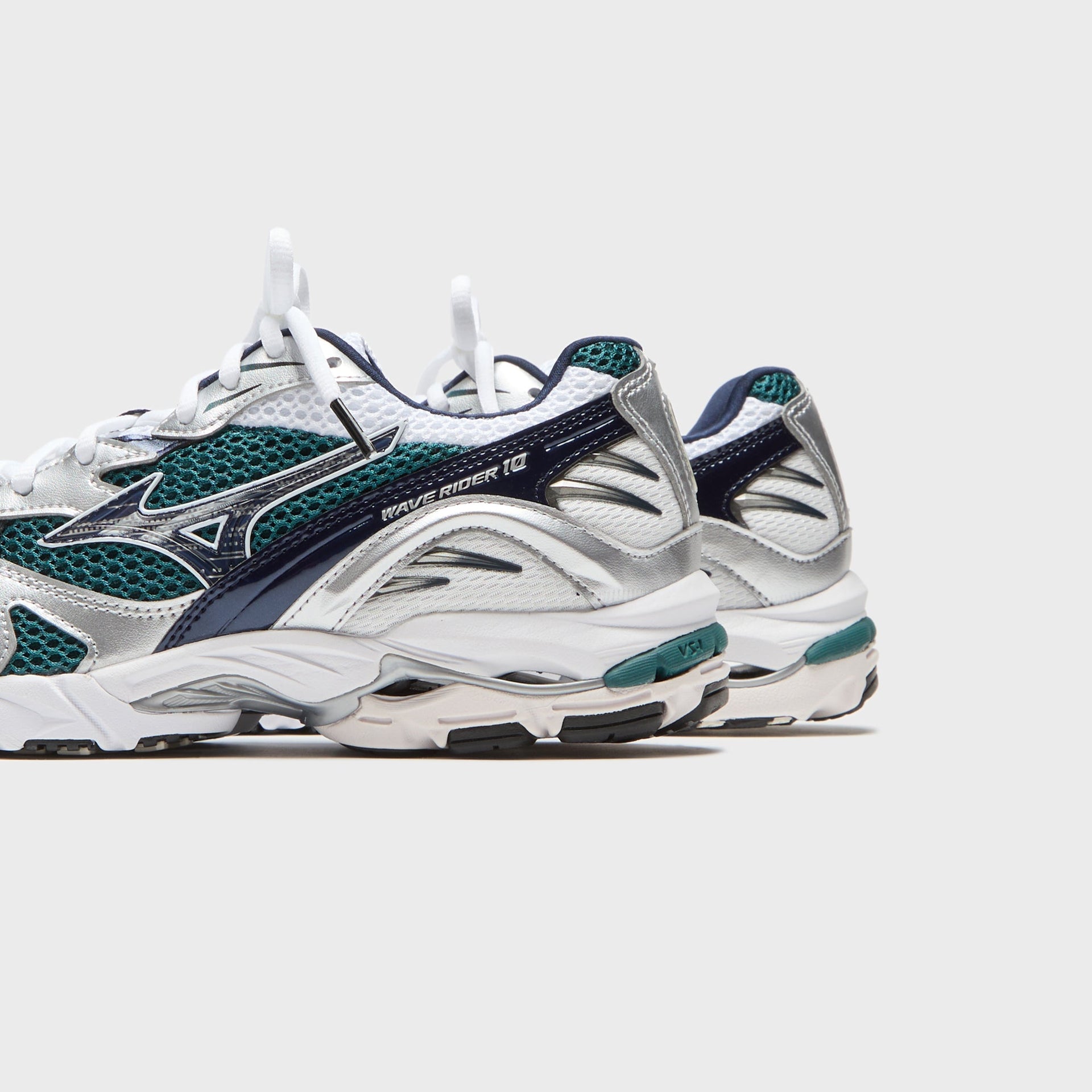 Mizuno Wave Rider 10 - White / Baritone Blue